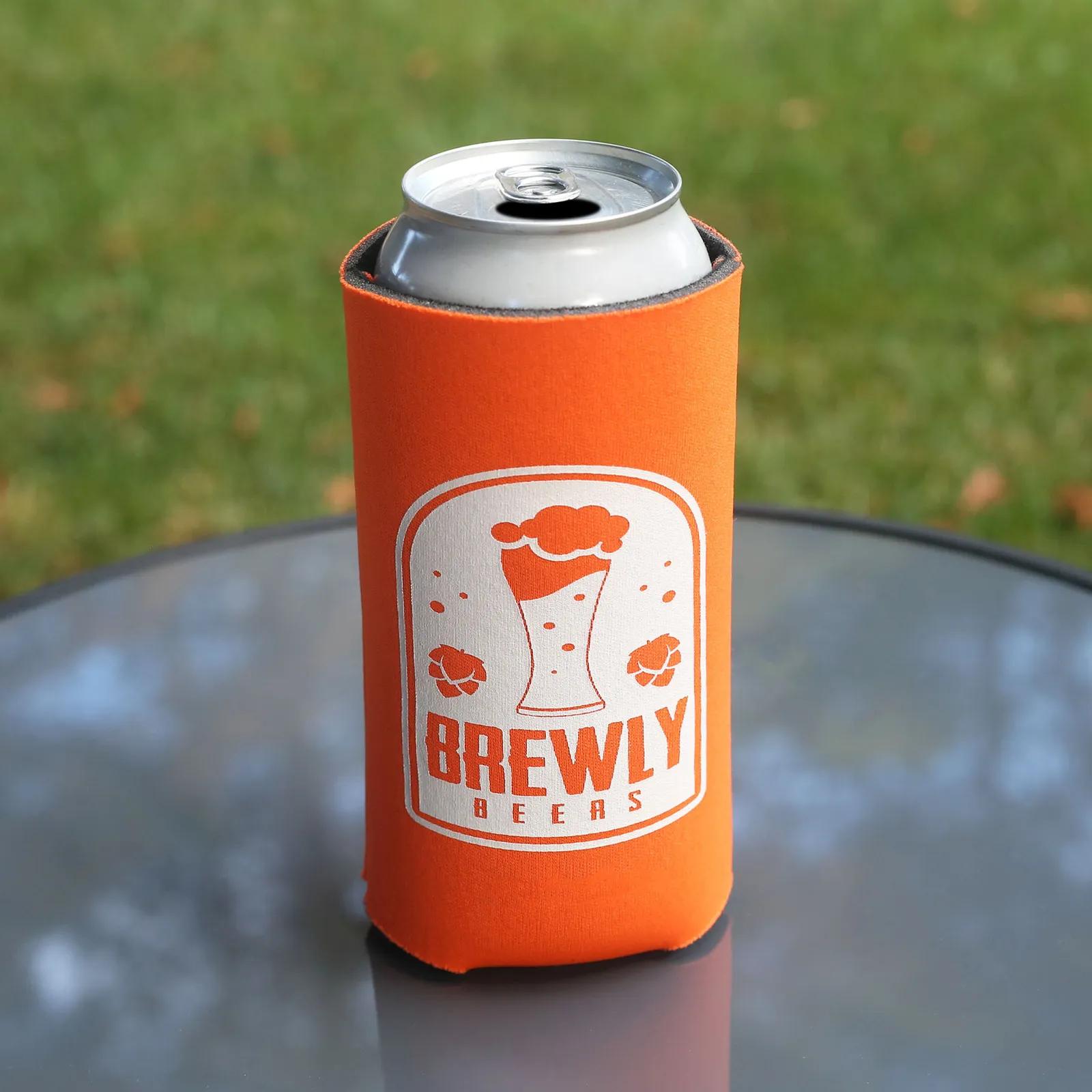 Custom Koozies Tall Boy Scuba Foam - 16 oz - product view 2