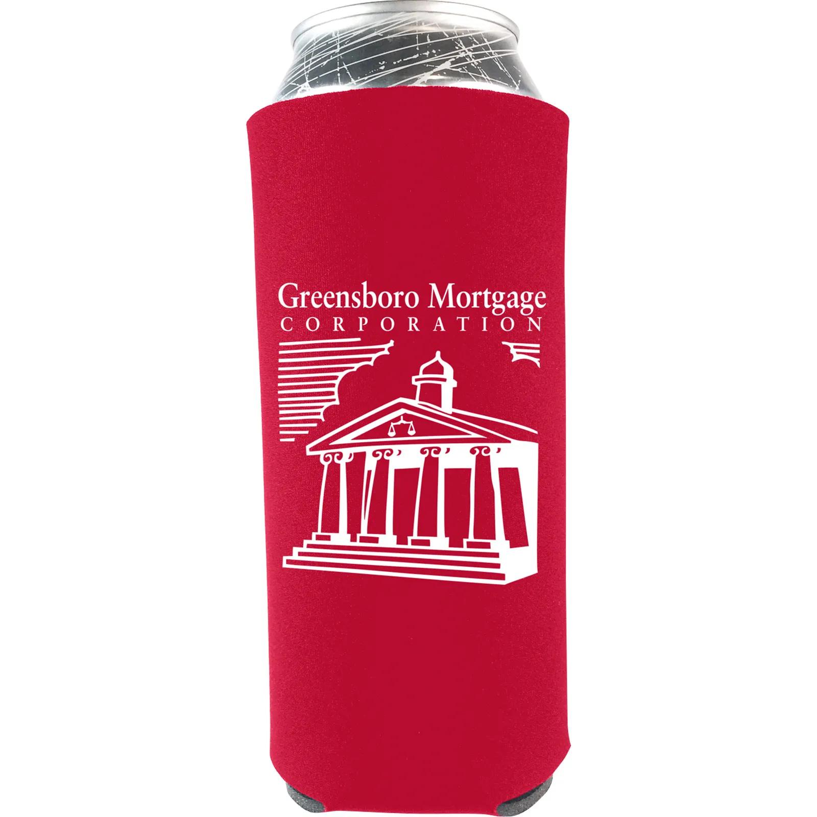 Custom Koozies Super Tall Boy Scuba Foam - 24 oz - product view 12