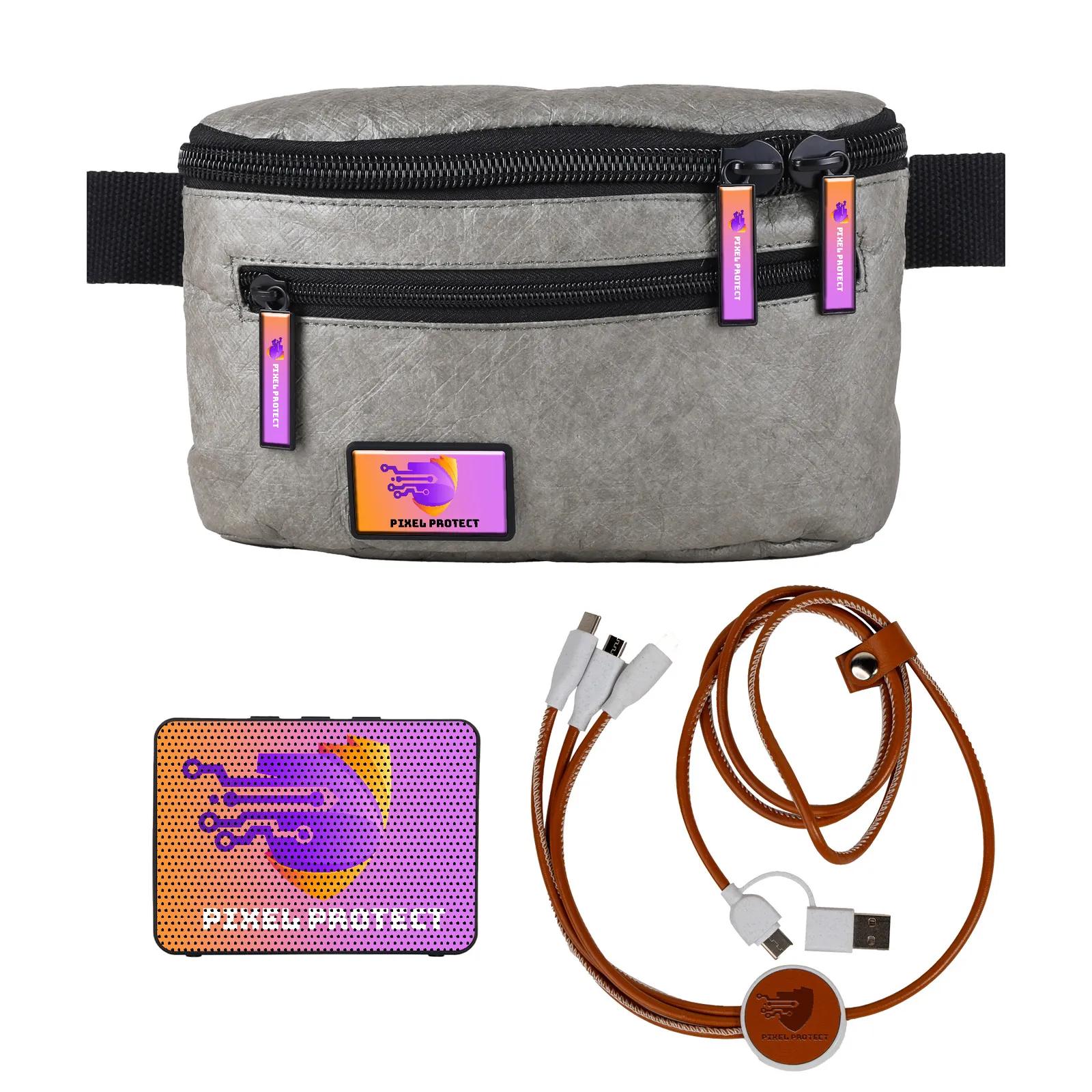 Tech Kit Crossbody Bag with Speaker and Cable - product view 2