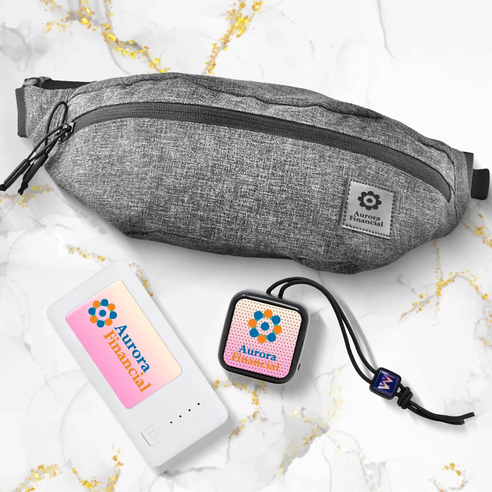 Travel Kit Crossbody Bag with Speaker and Powerbank