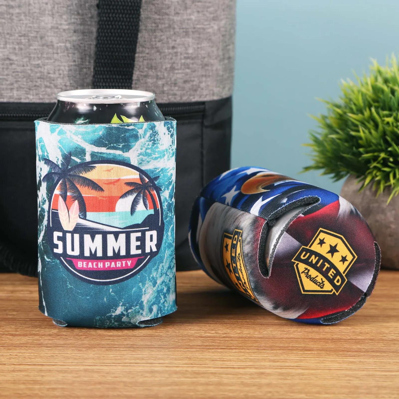 Custom Koozies Full Color Scuba Foam - 12 oz