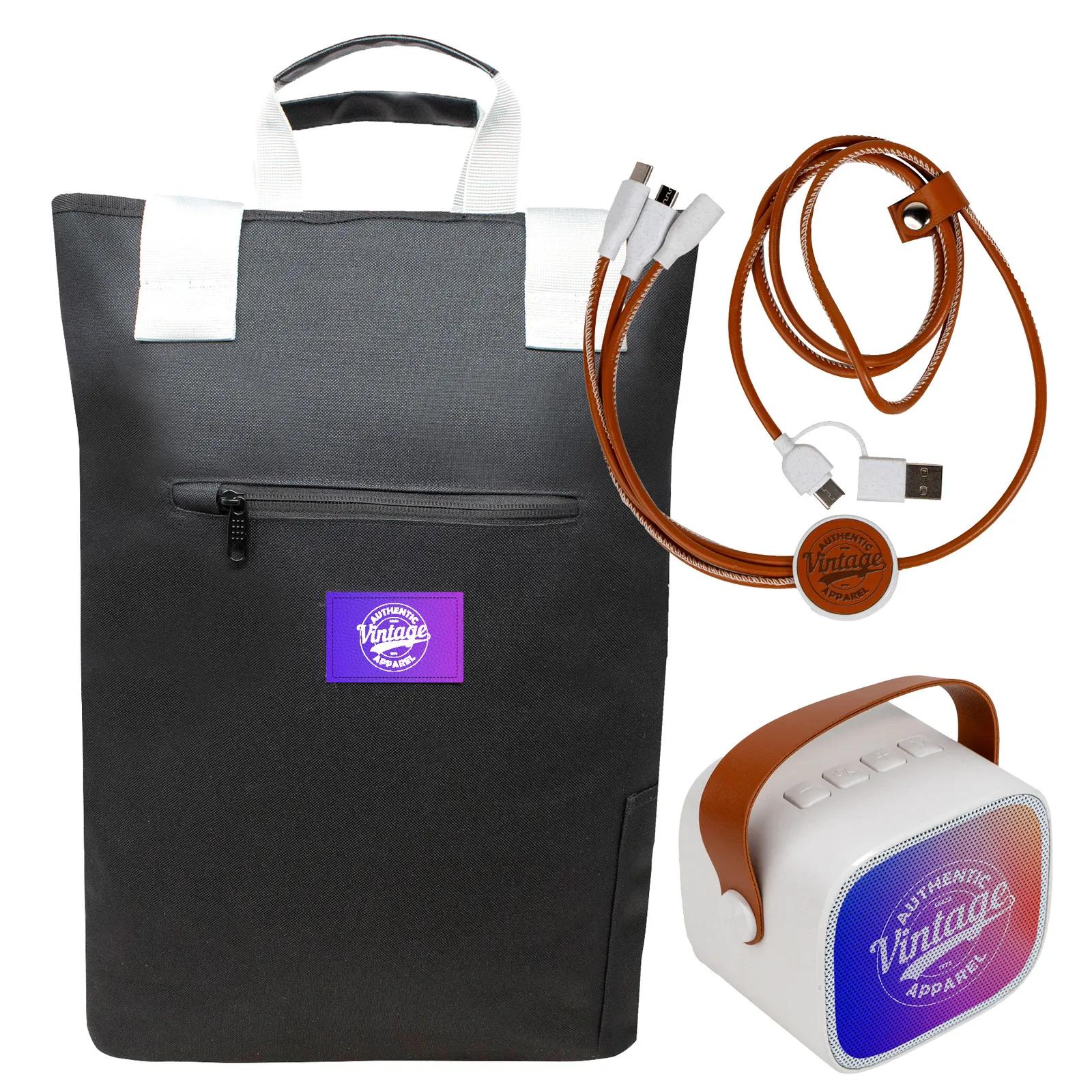 Travel Kit Convertible Tote with Wireless Speaker - product view 2