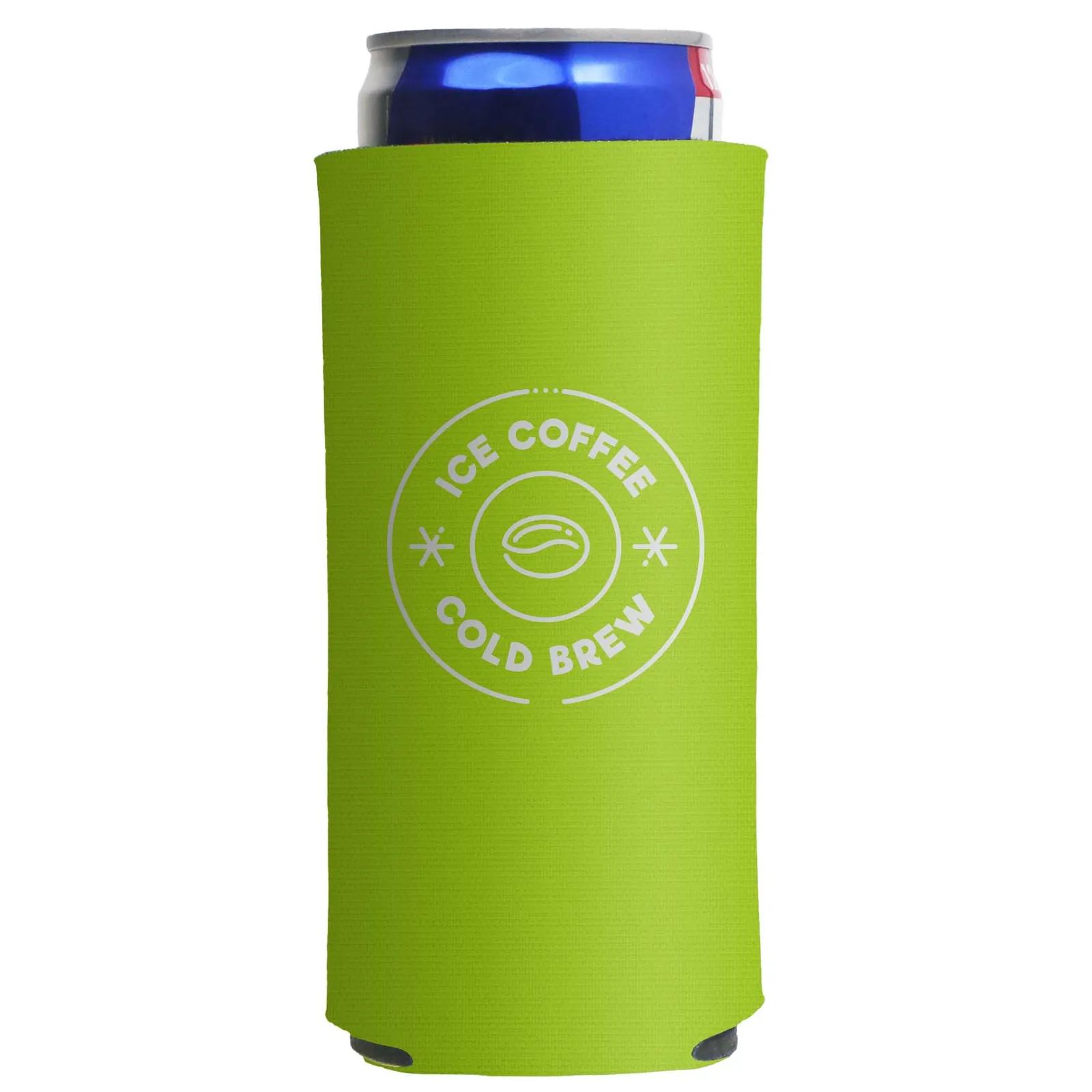 Custom Koozies Slim Can Budget Foam - 12 oz - product view 10