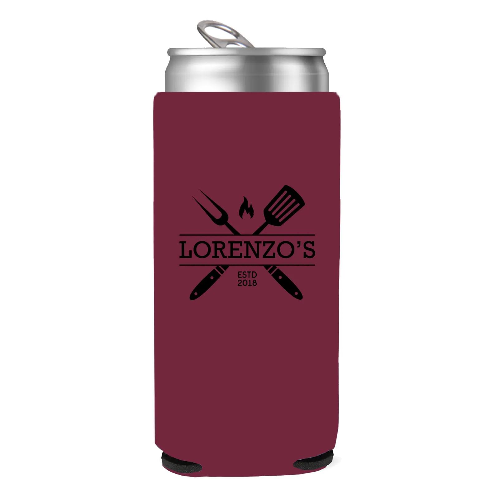 Custom Koozies Slim Can Budget Foam - 12 oz - product view 11