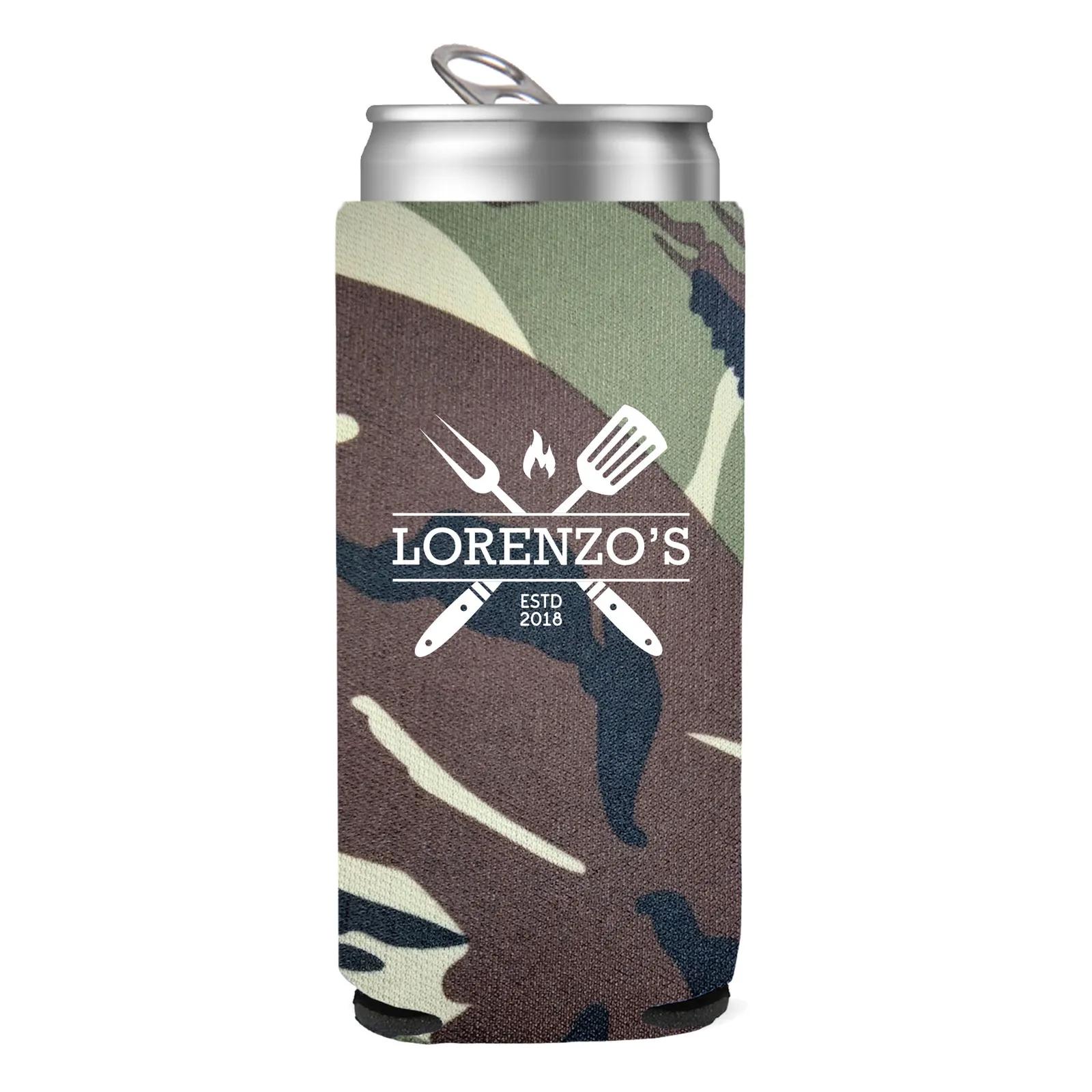 Custom Koozies Slim Can Budget Foam - 12 oz - product view 14