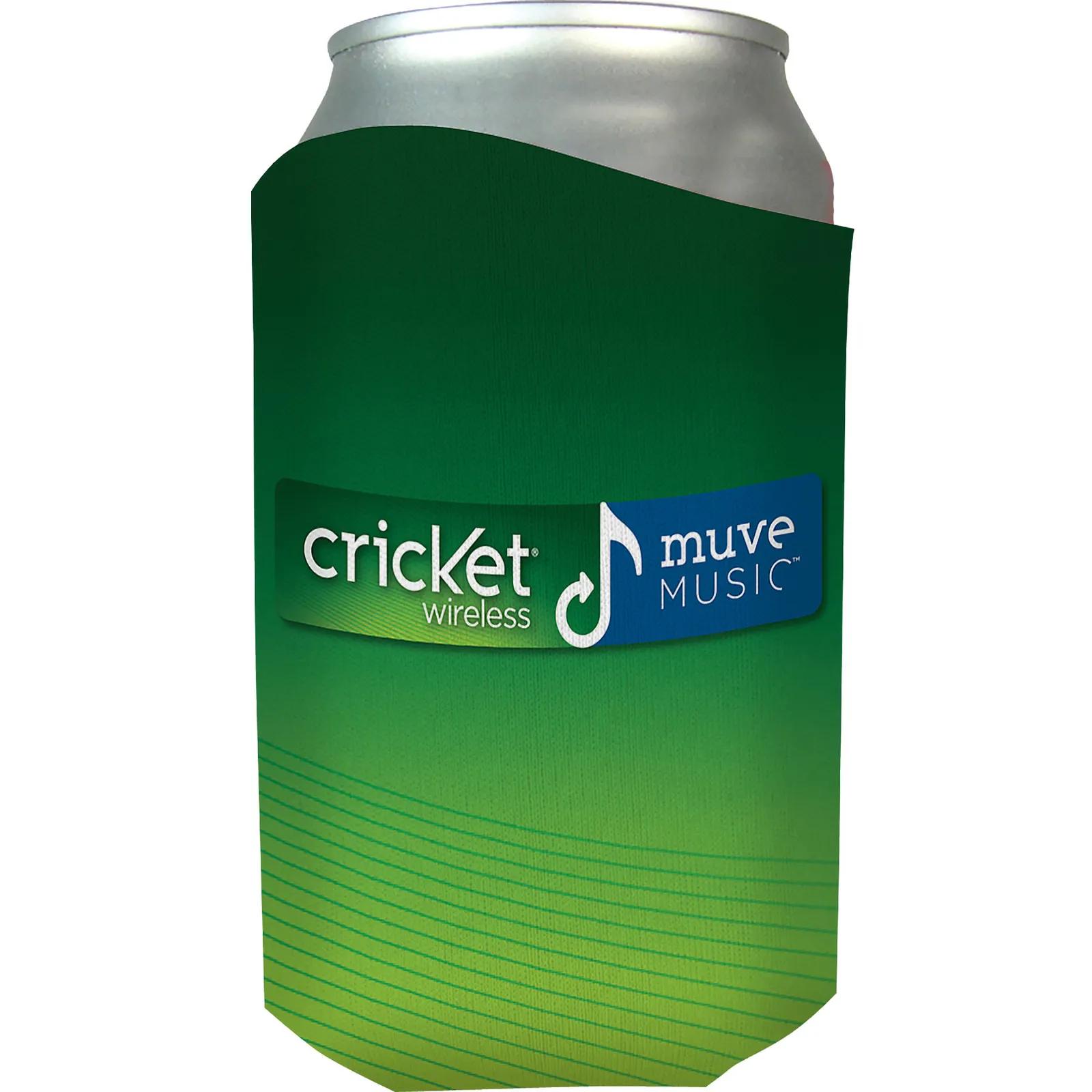 Can Cooler Curved Edge Full Color Foam - 12 oz