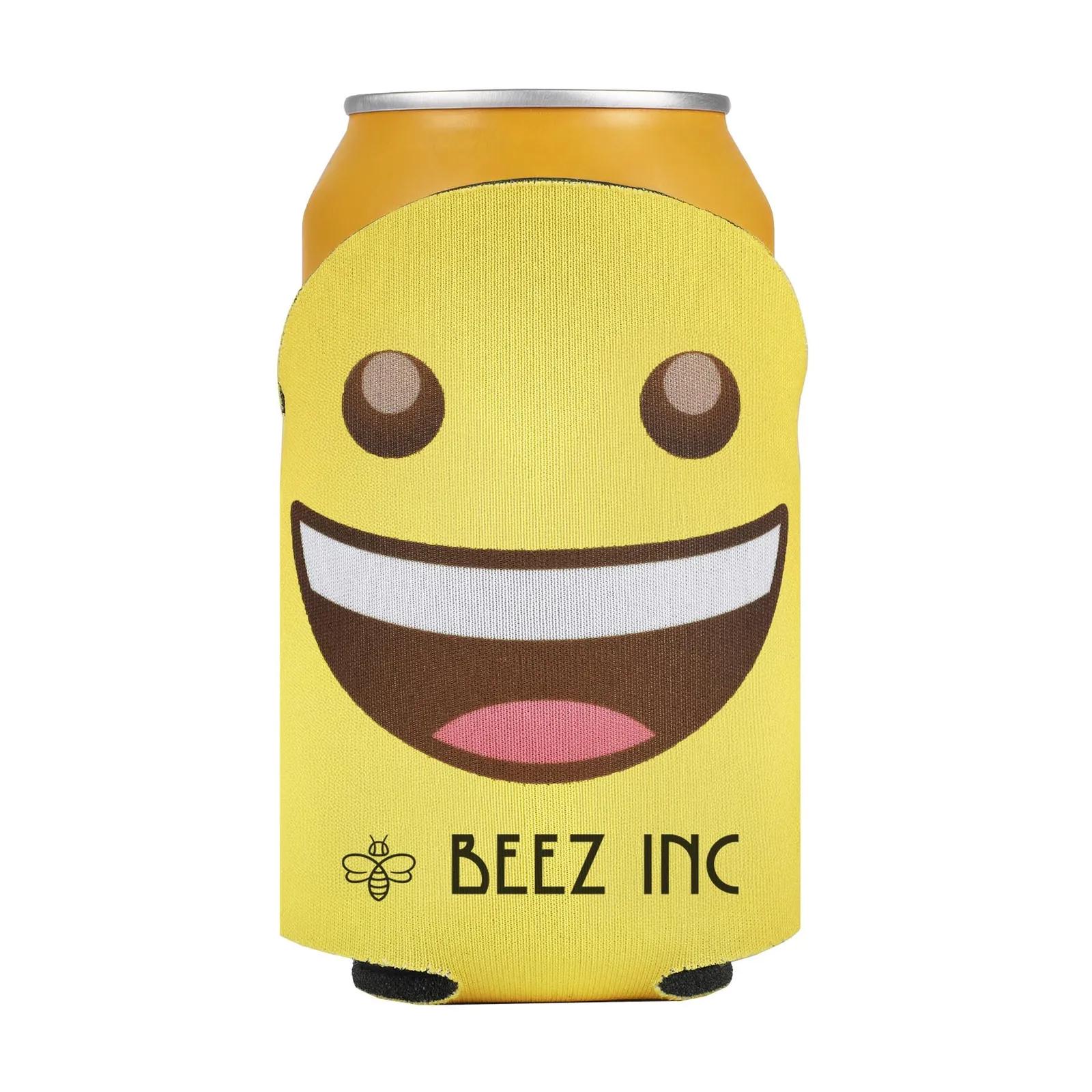 Custom Koozies Round Top Can Cooler Scuba Foam - 4 x 4 in - product view 4