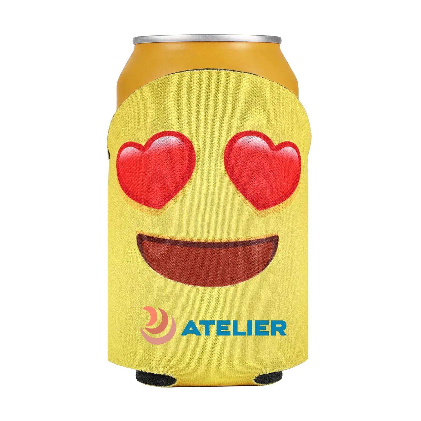 Custom Koozies Round Top Can Cooler Scuba Foam - 4 x 4 in - product view 9