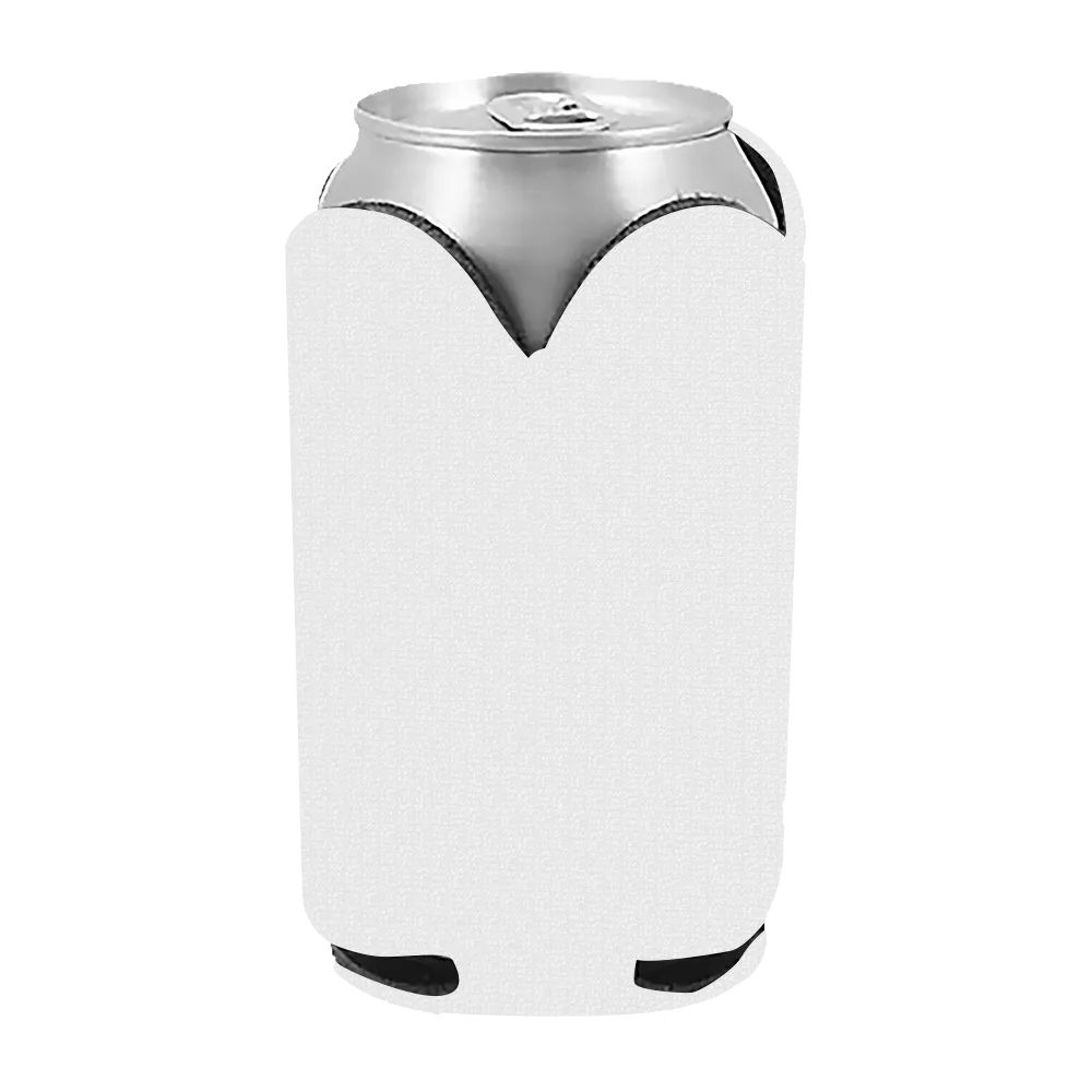 Custom Koozies Shamrock Can Cooler Scuba Foam - 4 x 4.25 in - blank view 3