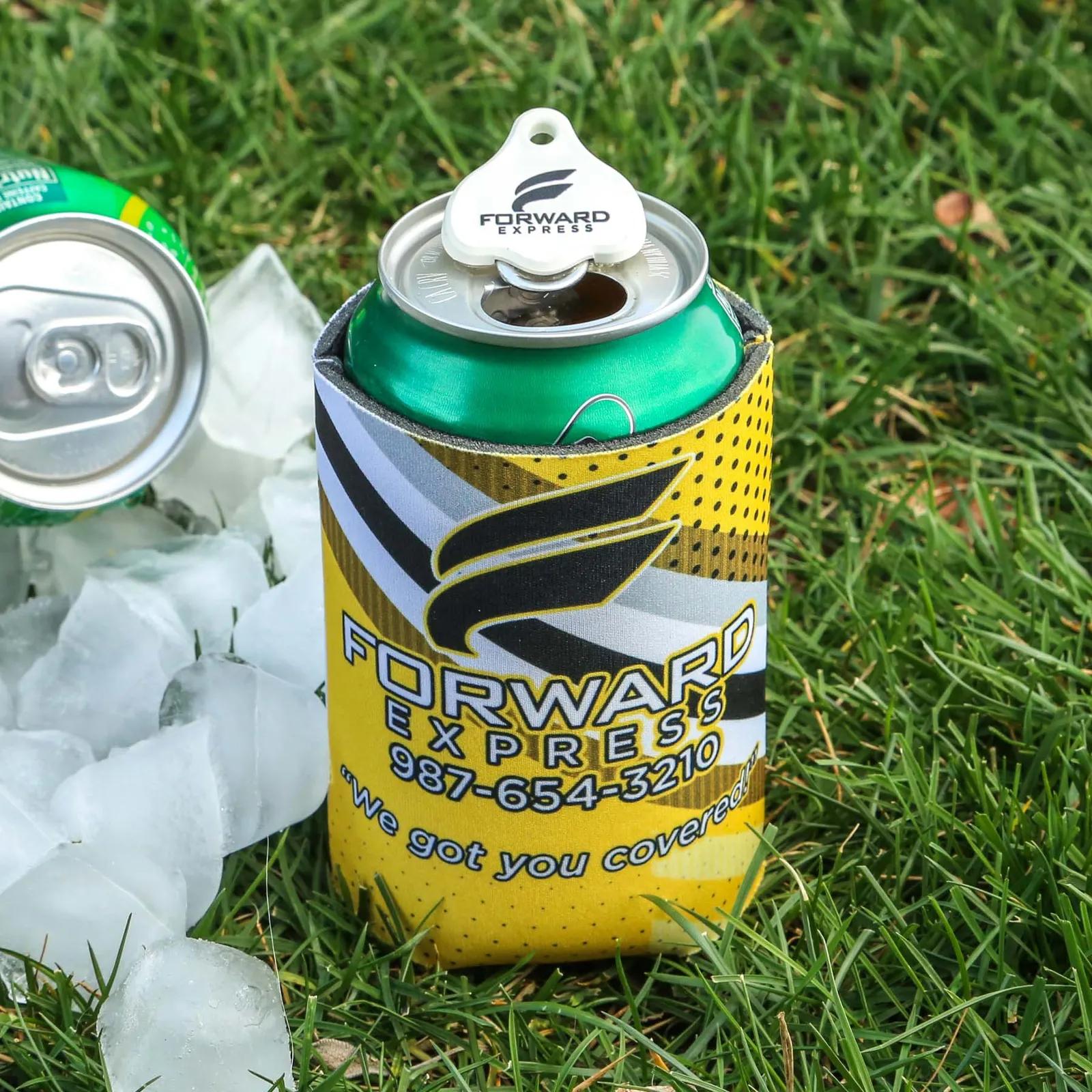 Can Cooler Combo with Cappy Lid Scuba Foam - 4 x 7.5 in - product view 6