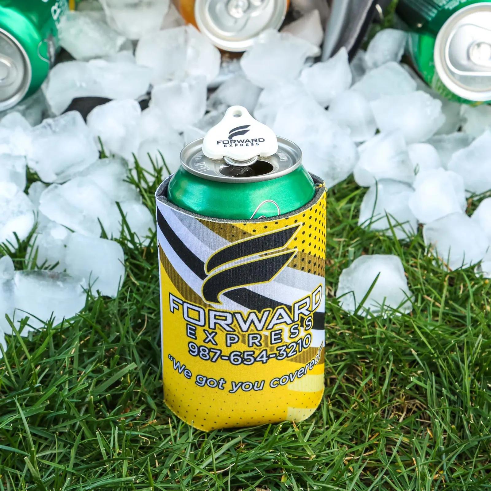 Can Cooler Combo with Cappy Lid Scuba Foam - 4 x 7.5 in - product view 9