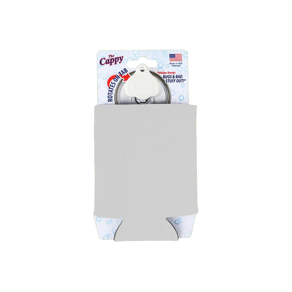 Can Cooler Combo with Cappy Lid Scuba Foam - 4 x 7.5 in - blank view 10