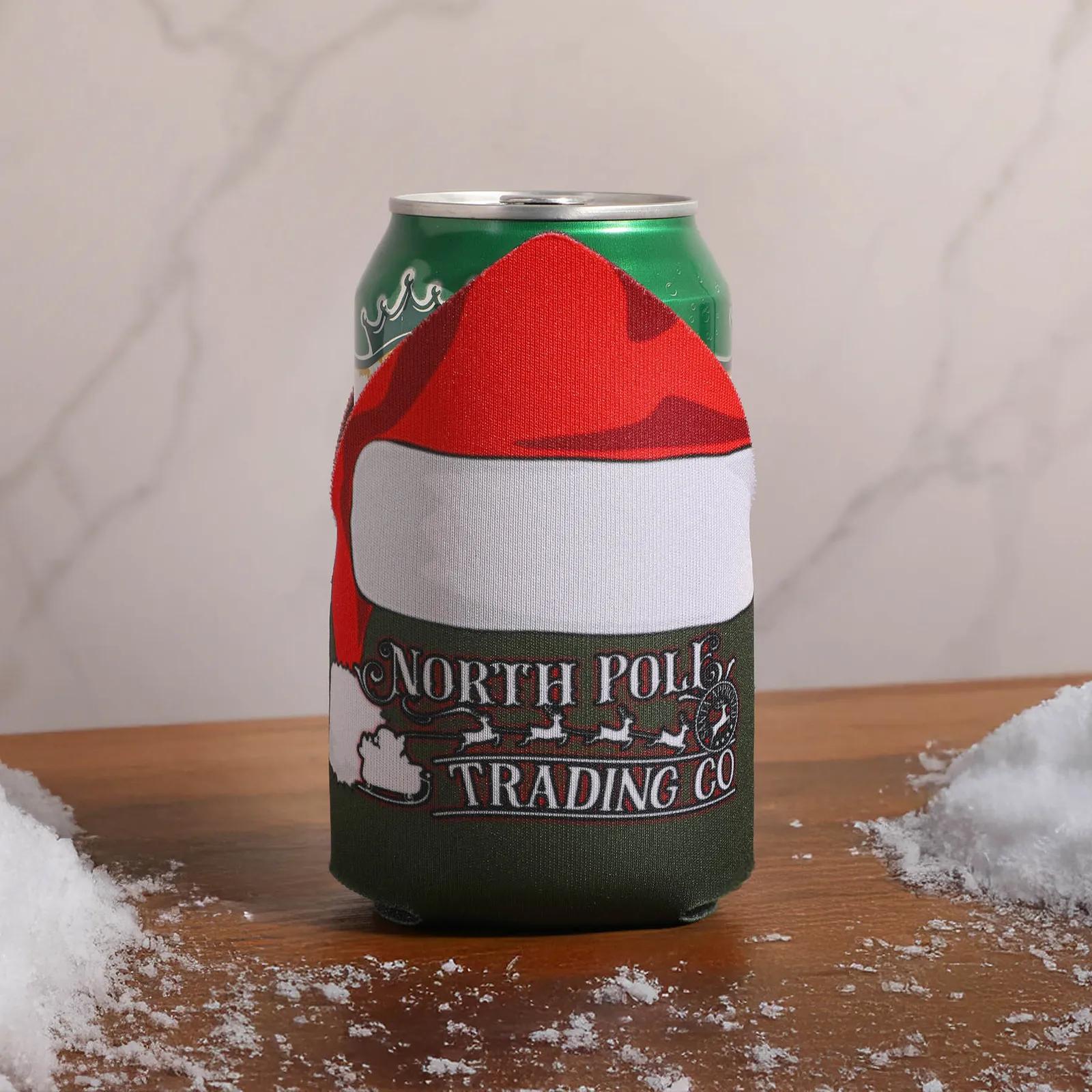 Custom Koozies Triangle Top Can Cooler Scuba Foam - 4 x 4 in - product view 2