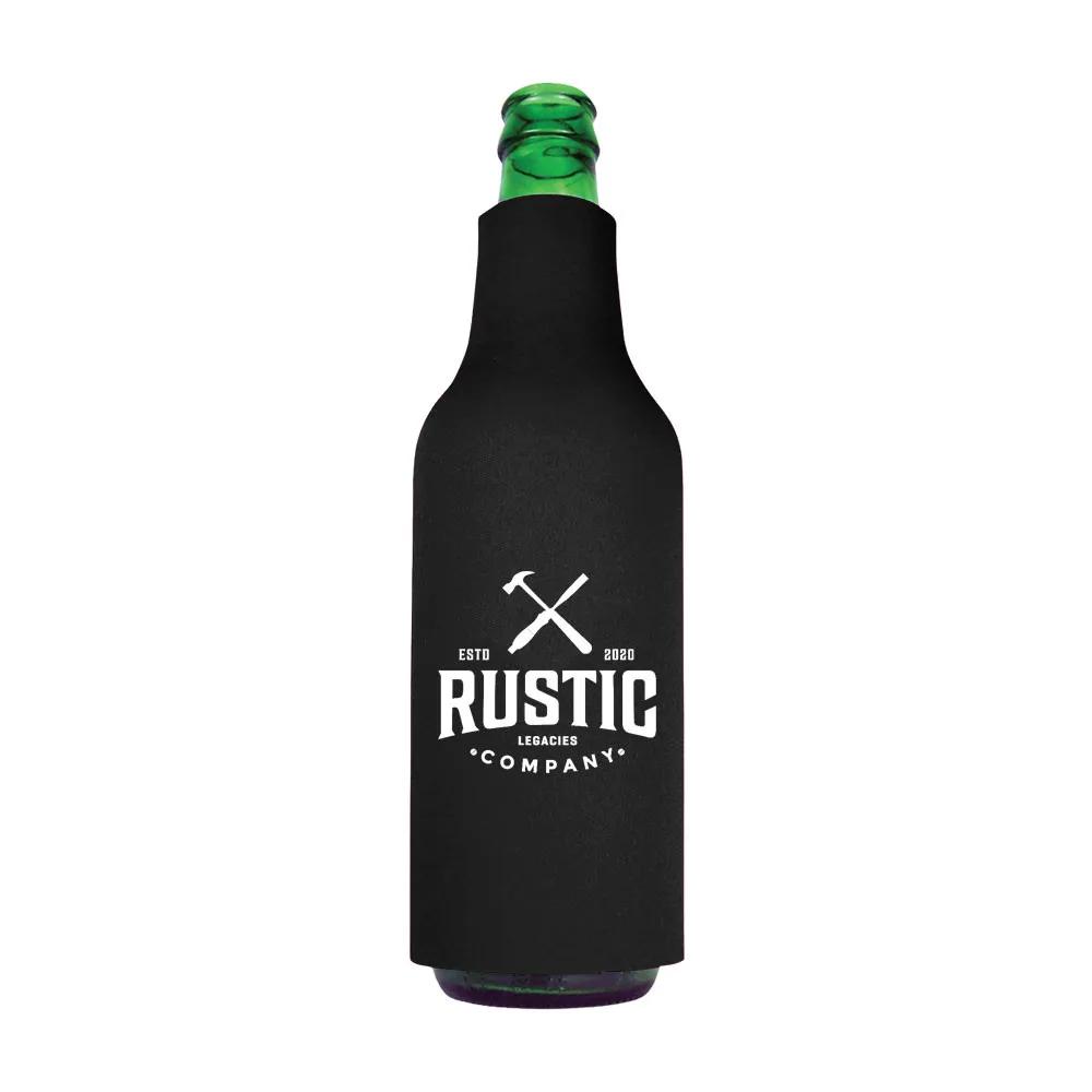 Bottle Cooler Slide-On High-Density Scuba Foam - 4 x 7.5 in - product view 5