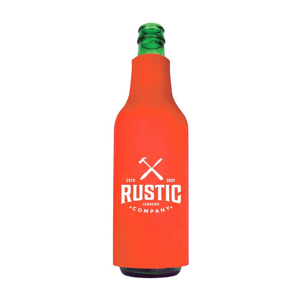 Bottle Cooler Slide-On High-Density Scuba Foam - 4 x 7.5 in - product view 16