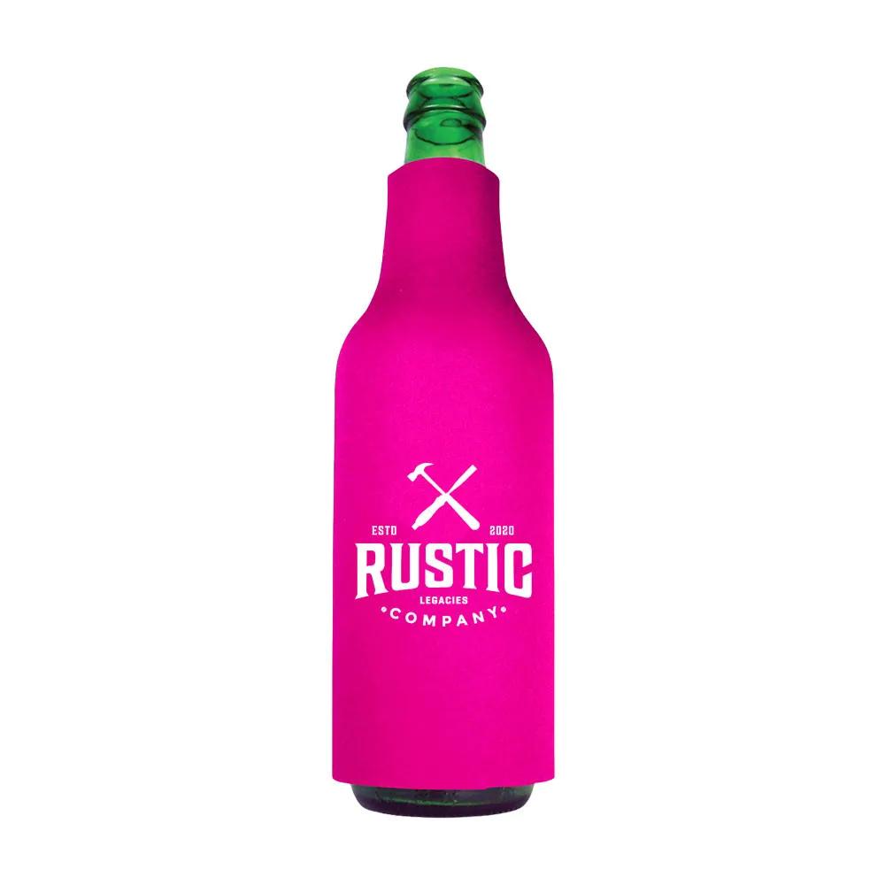 Bottle Cooler Slide-On High-Density Scuba Foam - 4 x 7.5 in - product view 20