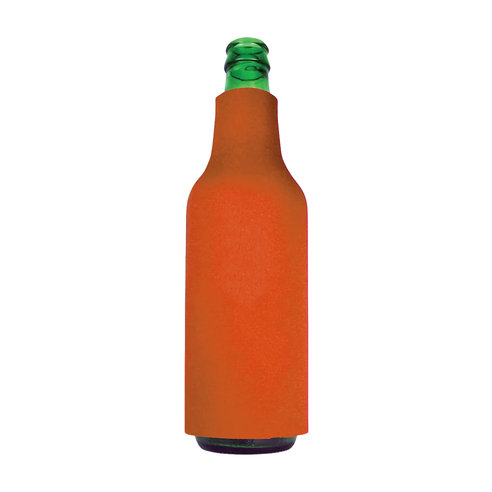 Bottle Cooler Slide-On High-Density Scuba Foam - 4 x 7.5 in - blank view 32