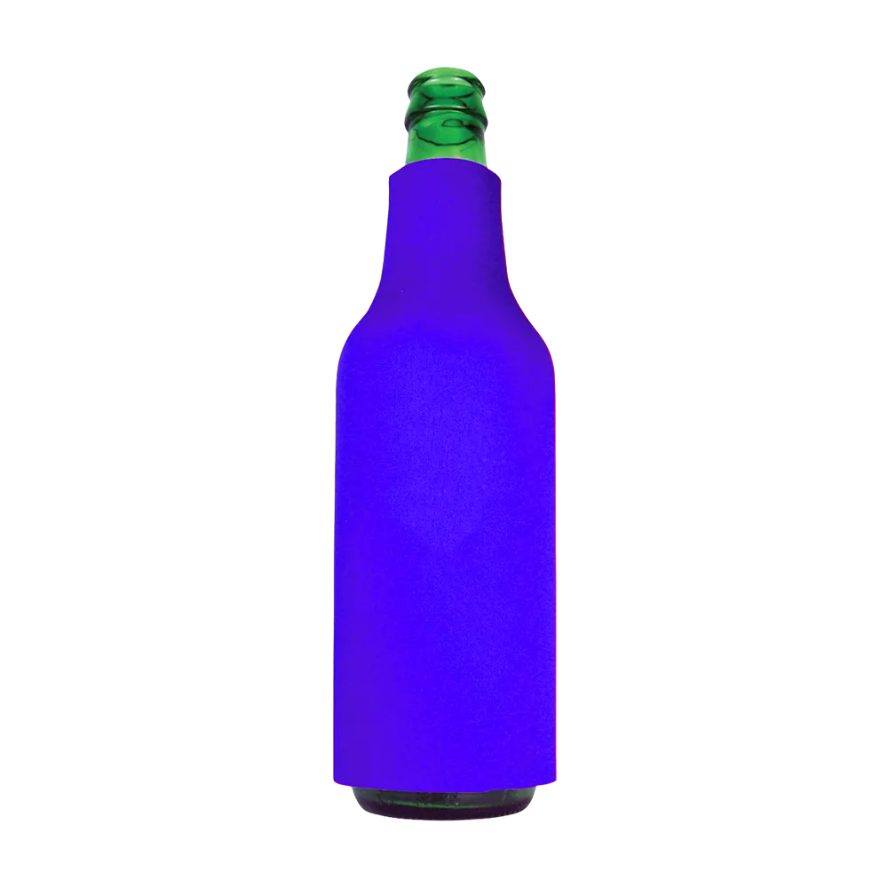Bottle Cooler Slide-On High-Density Scuba Foam - 4 x 7.5 in - blank view 35