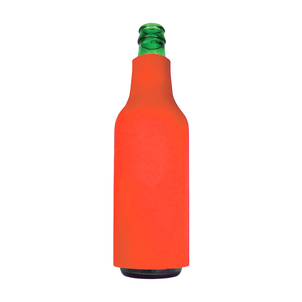 Bottle Cooler Slide-On High-Density Scuba Foam - 4 x 7.5 in - blank view 36