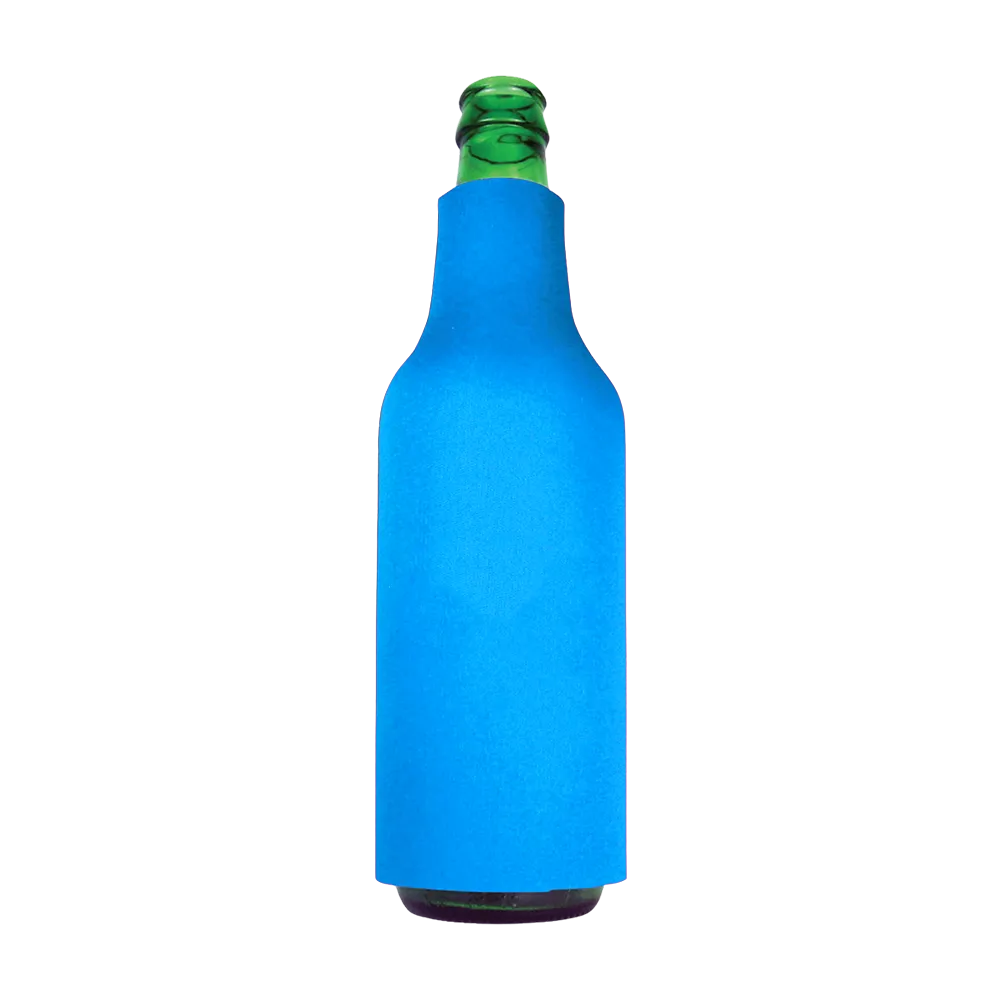 Bottle Cooler Slide-On High-Density Scuba Foam - 4 x 7.5 in - blank view 38