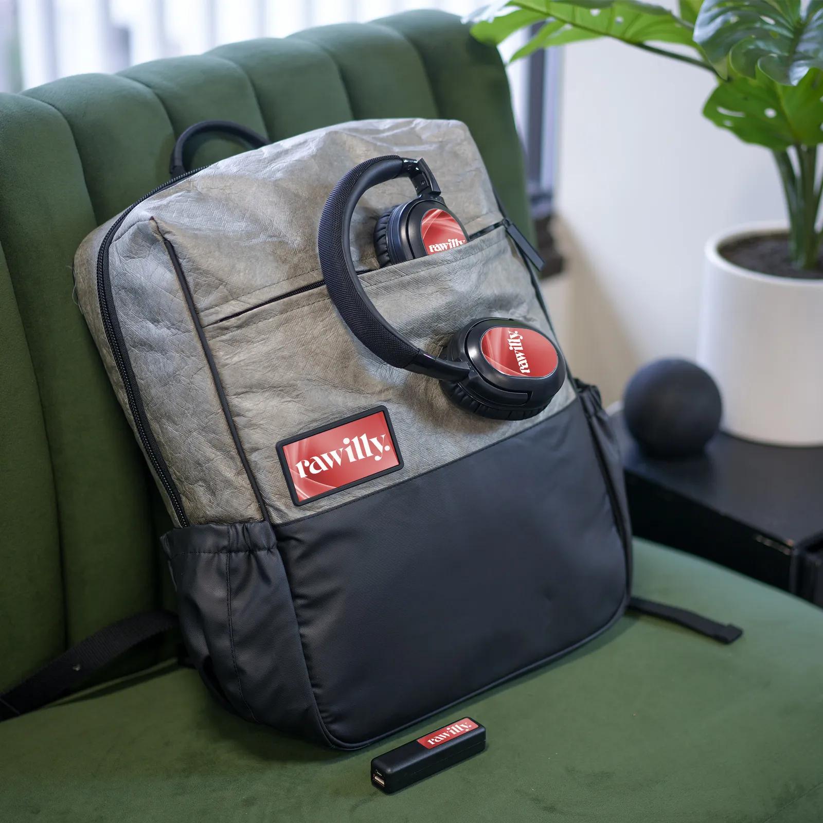 Transit Kit Backpack Headphones Power Bank HDPE - 5.5 x 12.9 x 17 in