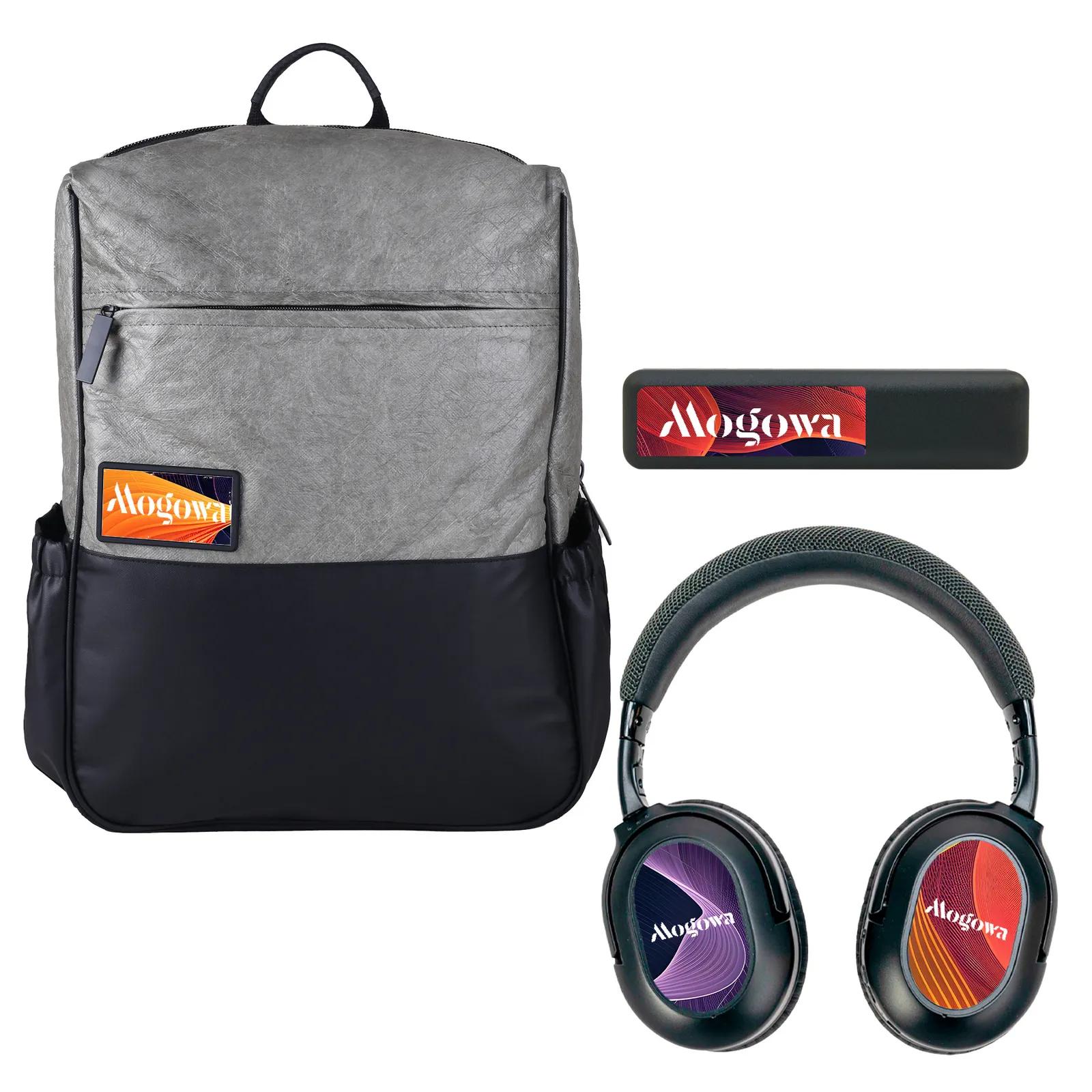 Transit Kit Backpack Headphones Power Bank HDPE - 5.5 x 12.9 x 17 in - product view 2