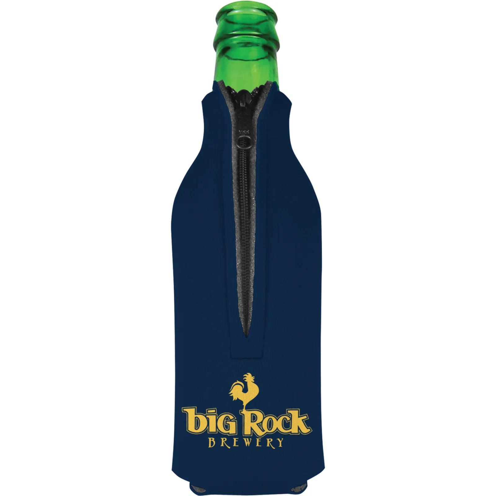 Bottle Cooler Zipper Scuba Foam American Made - product view 21