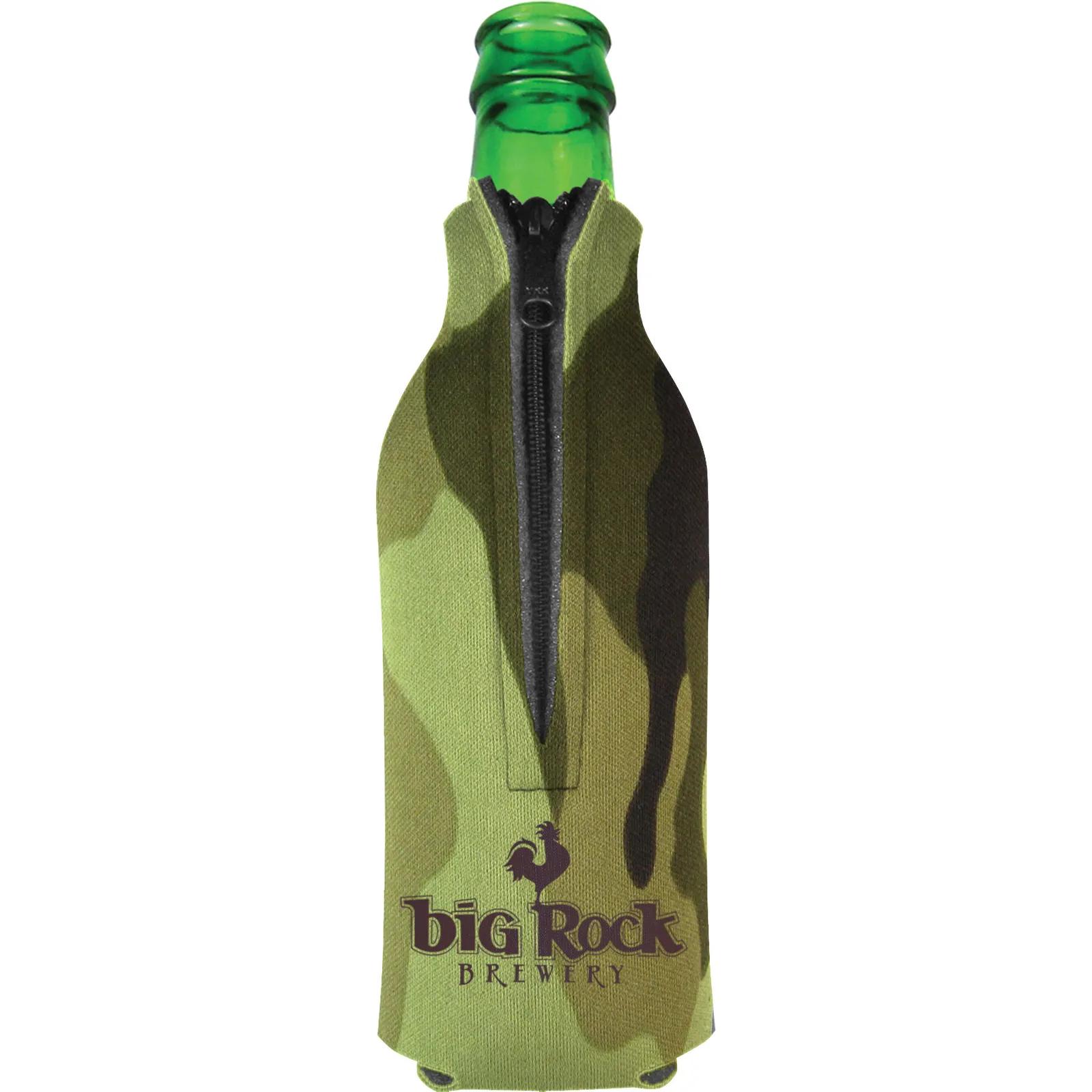 Bottle Cooler Zipper Scuba Foam American Made - product view 22