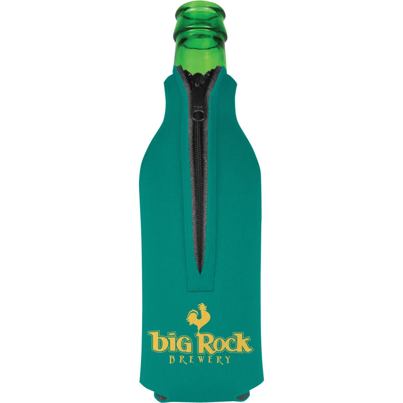 Bottle Cooler Zipper Scuba Foam American Made - product view 23