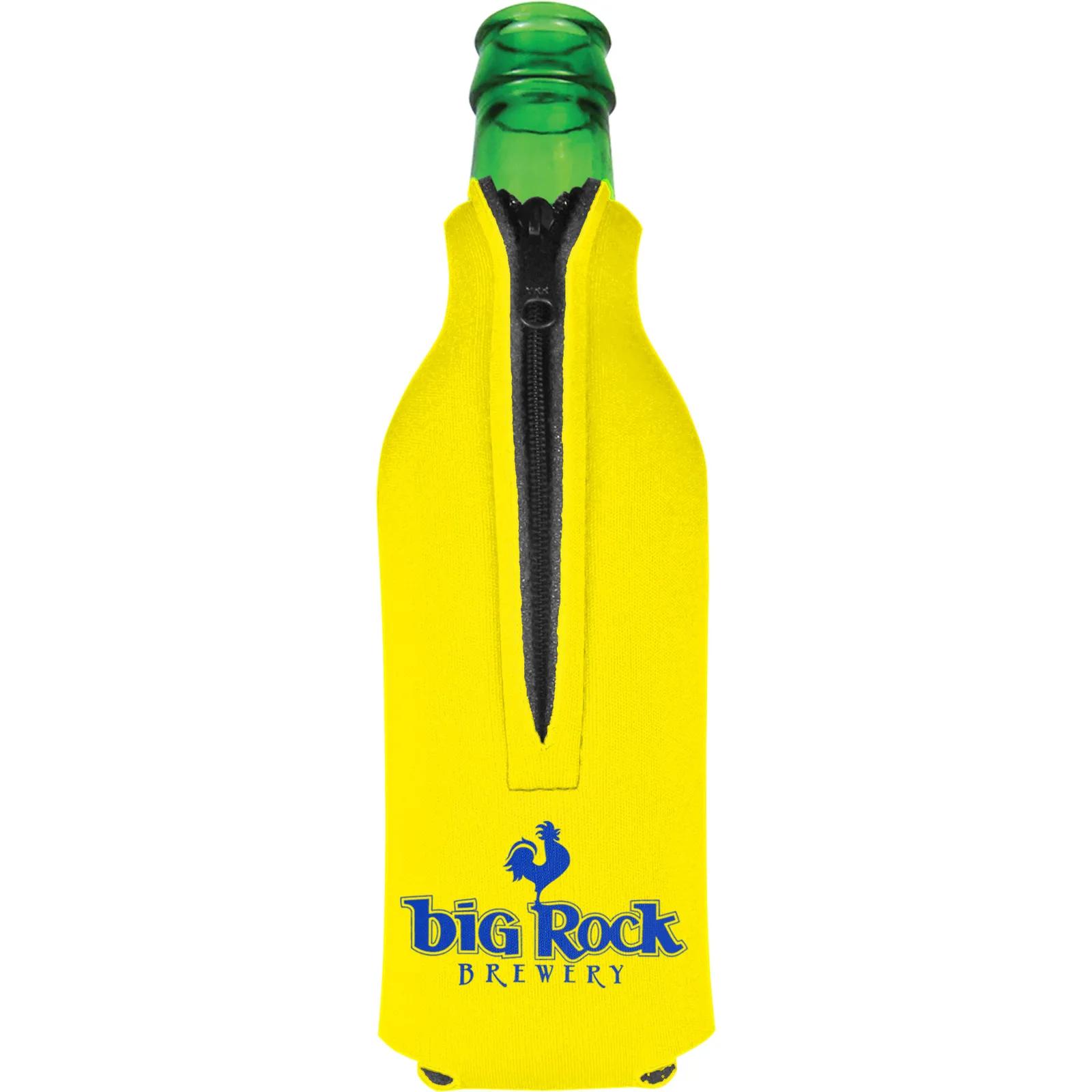 Bottle Cooler Zipper Scuba Foam American Made - product view 26