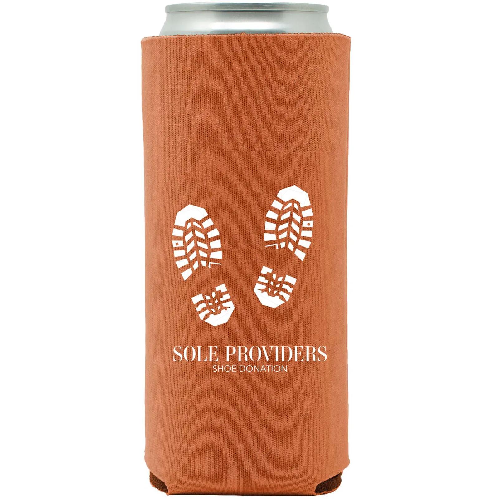 Custom Koozies Slim Neoprene Collapsible - 12 oz - product view 12