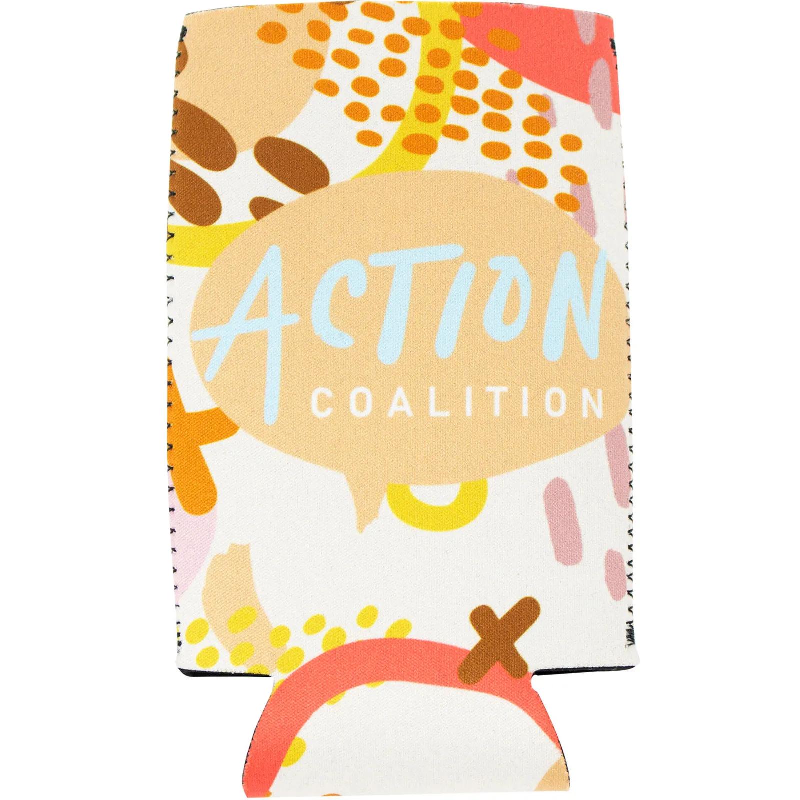 Custom Koozies Slim Full Color Neoprene - 12 oz - product view 2