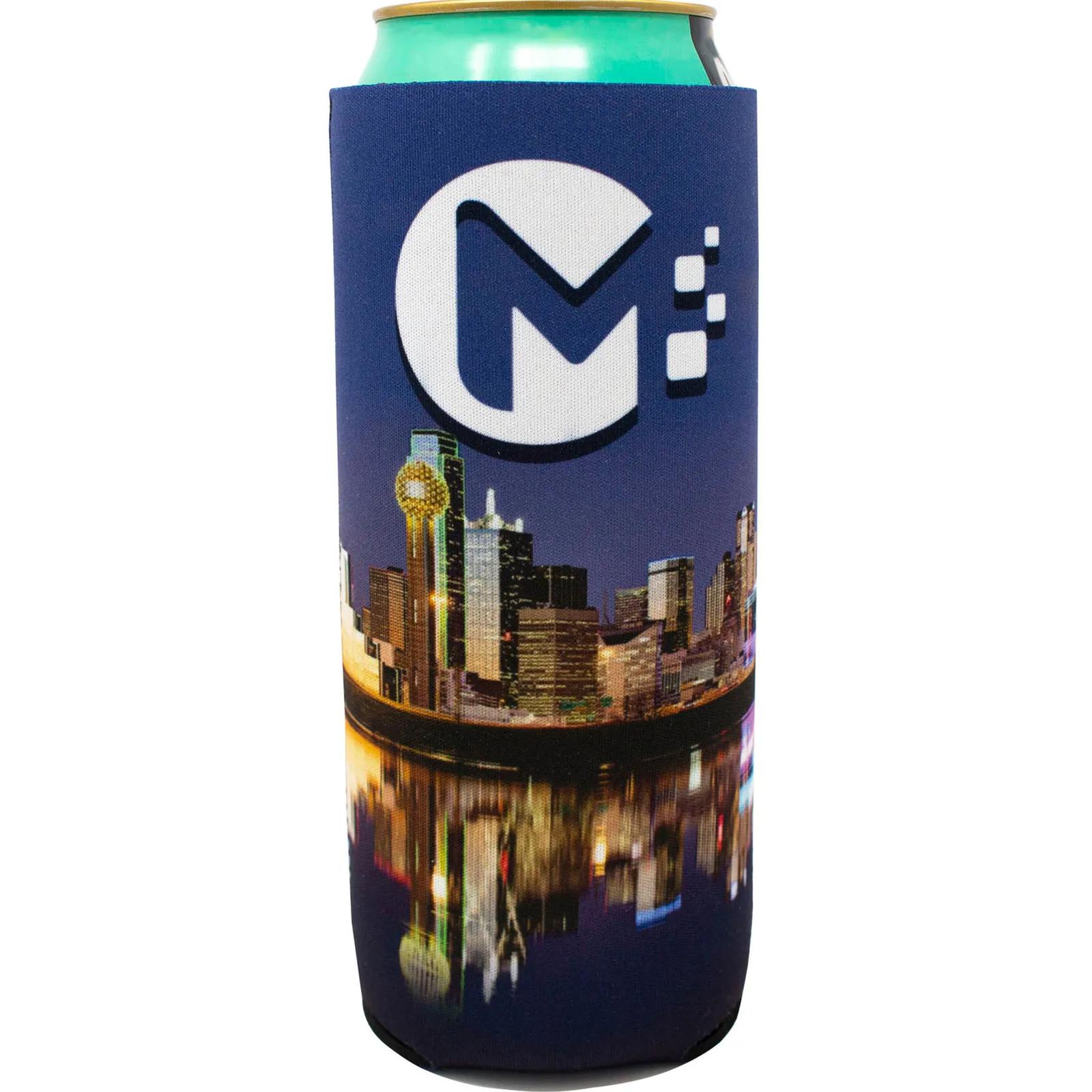 Custom Koozies Full Color Neoprene Tall Boy - 24 oz - product view 2