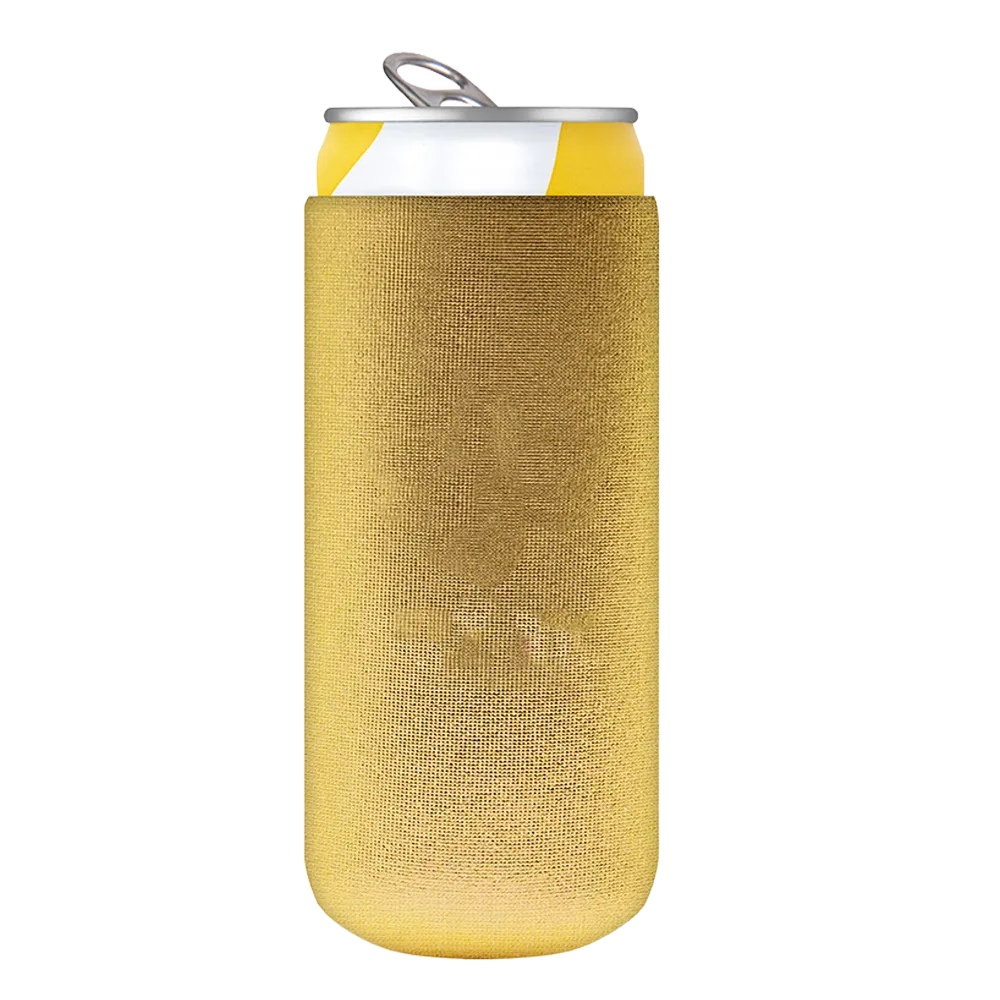 Slim Can Cooler Metallic Neoprene - 12 oz - blank view 9