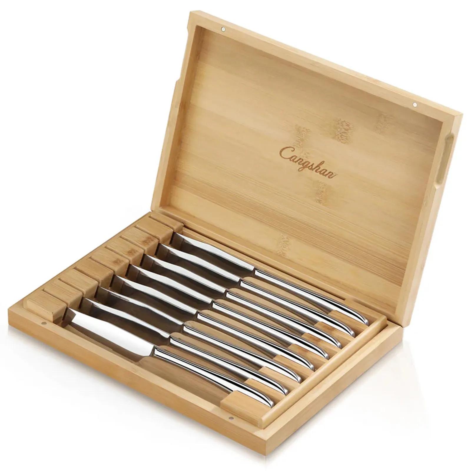 Cangshan Steak Knife Set Rain II Series (8 Pack)