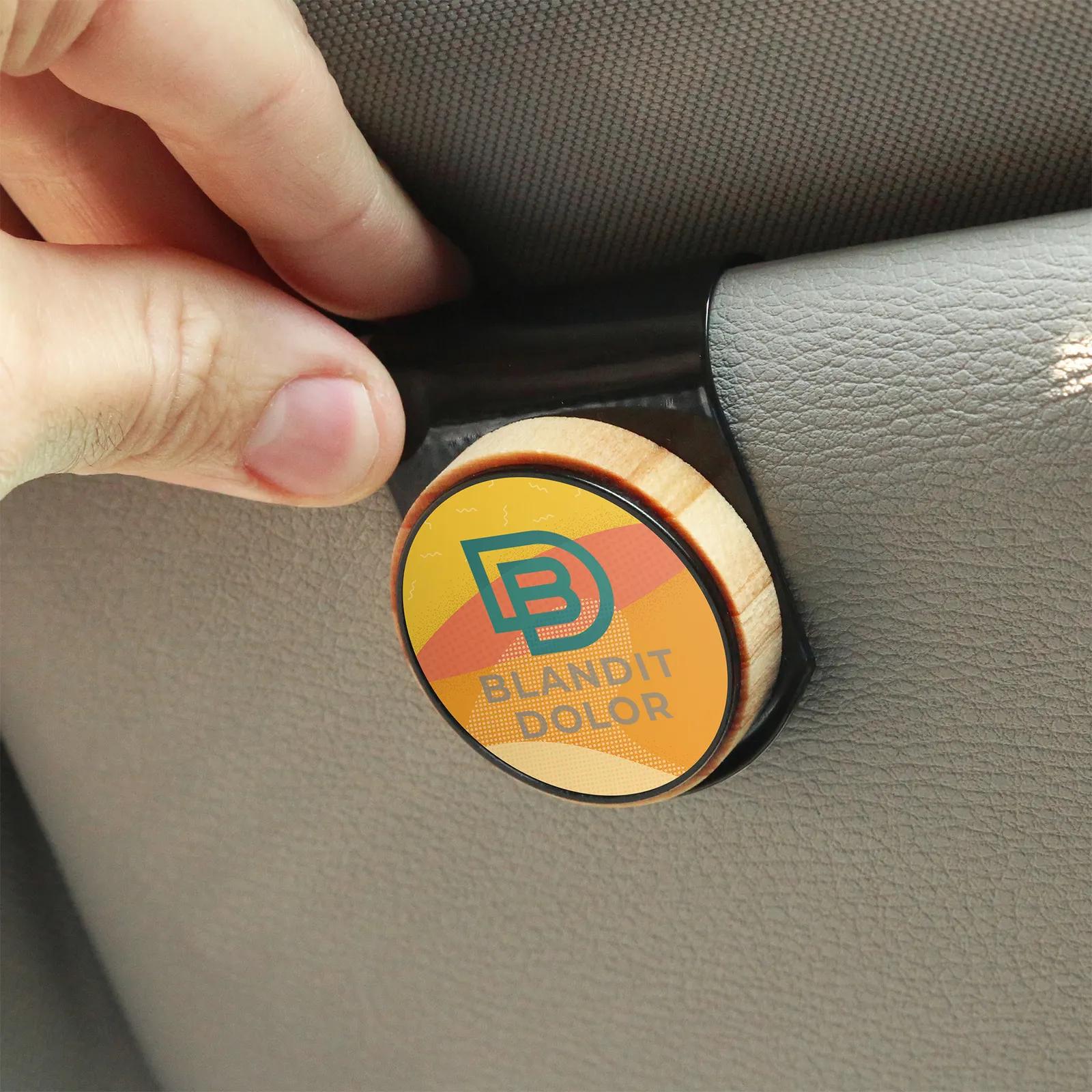 Car Air Freshener Visor Clip with Dome Imprint (3 Scents) - product view 3