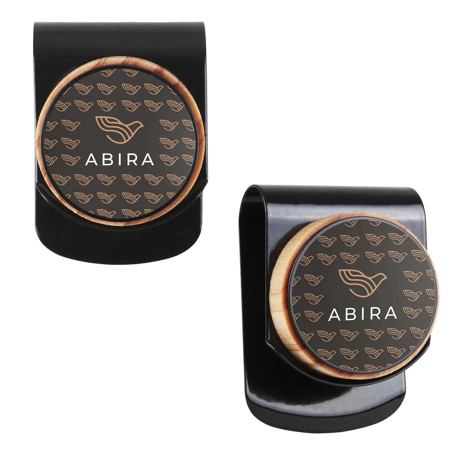 Car Air Freshener Visor Clip with Dome Imprint (3 Scents) - product view 5