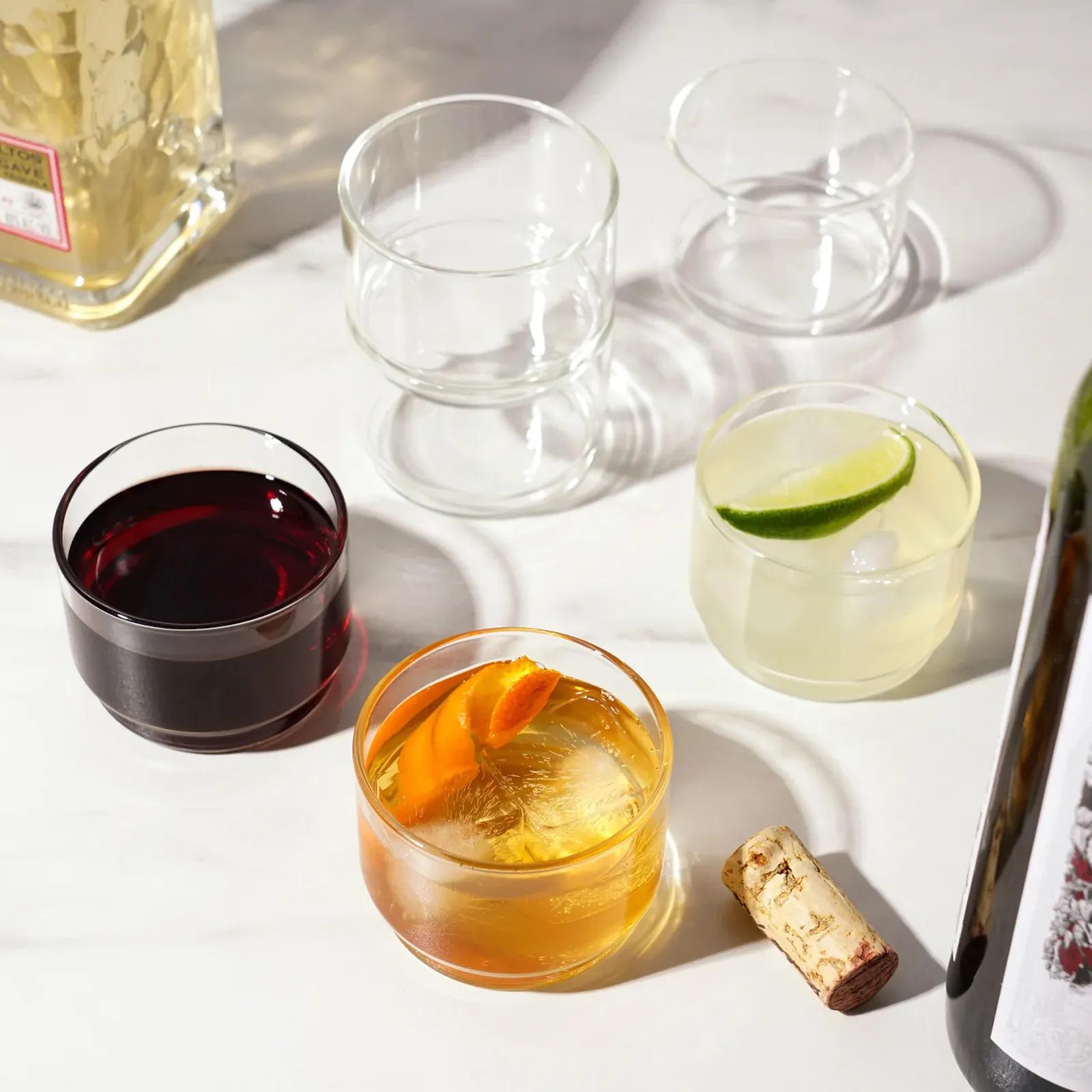 Stackable Bodega Glasses Versatile - 7 oz (Set of 2) - product view 2