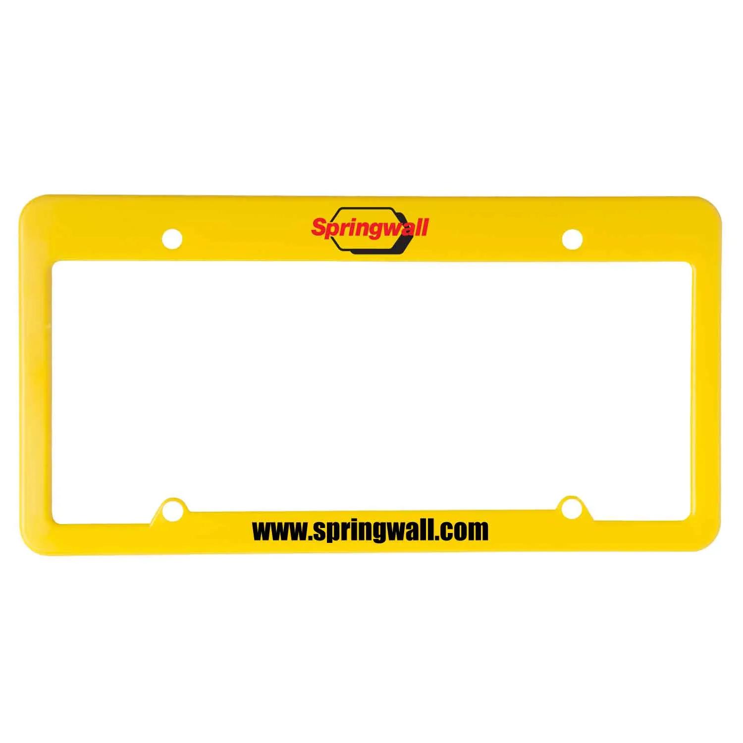 License Plate Frame 4-Hole Straight Top - 12 x 6 in - product view 2