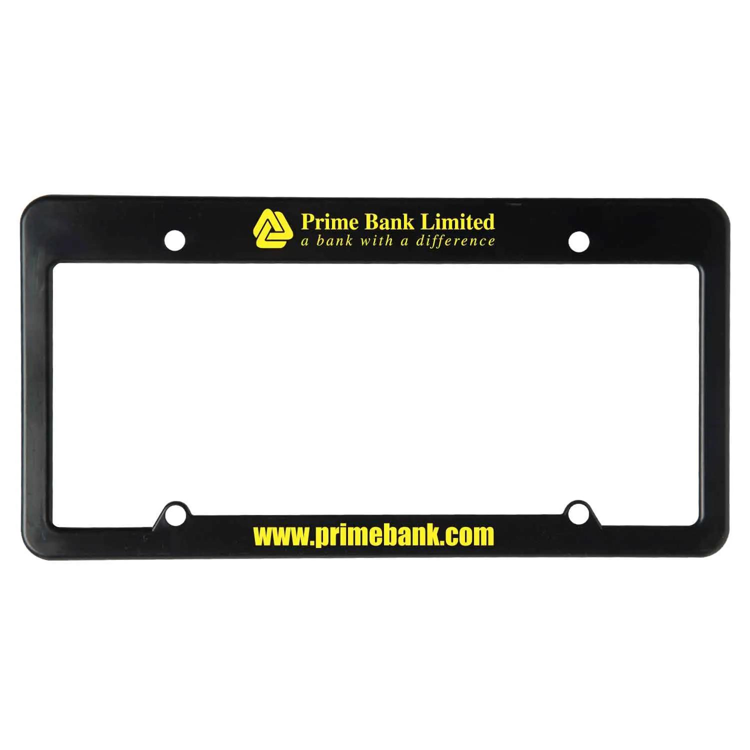 License Plate Frame 4-Hole Straight Top - 12 x 6 in - product view 5