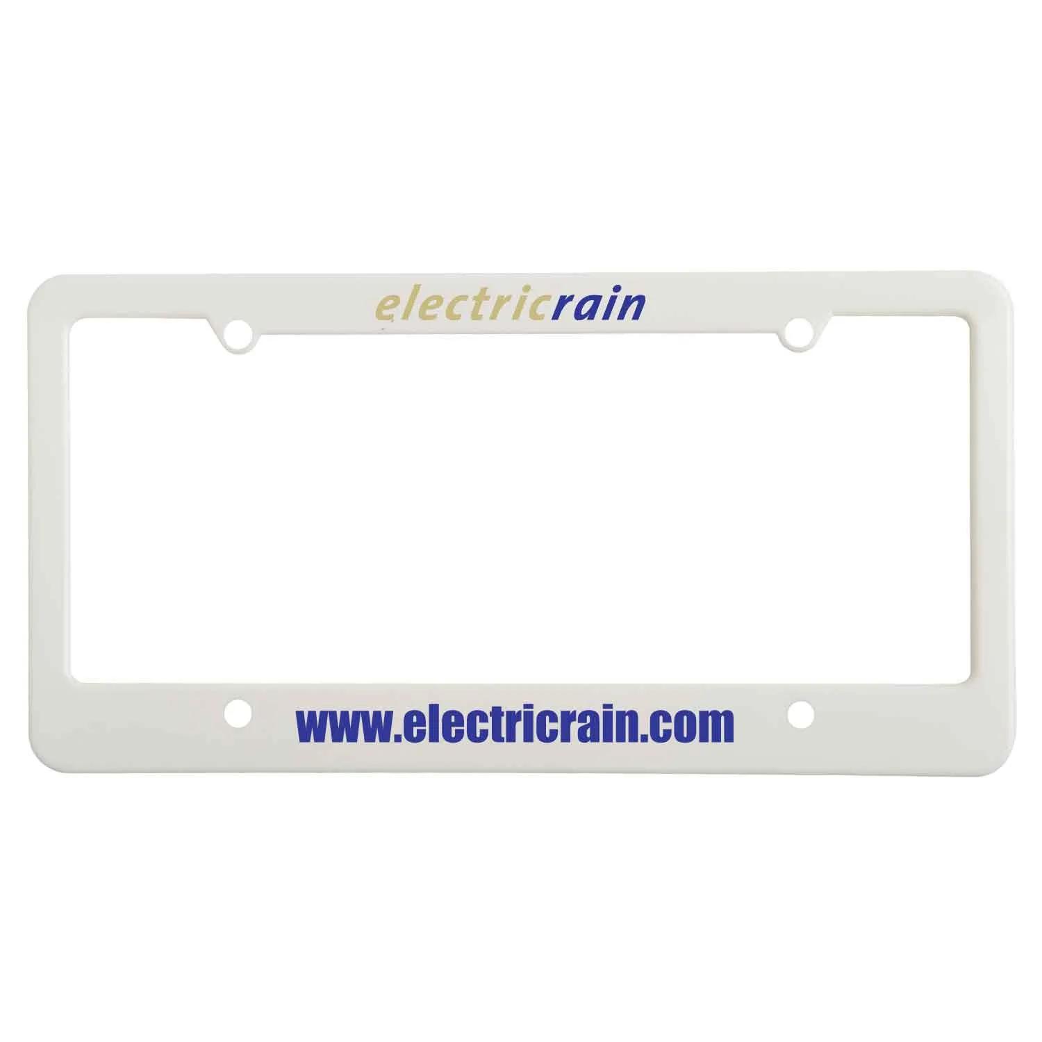 License Plate Frame 4-Hole Straight Bottom - 12 x 6 in - product view 2