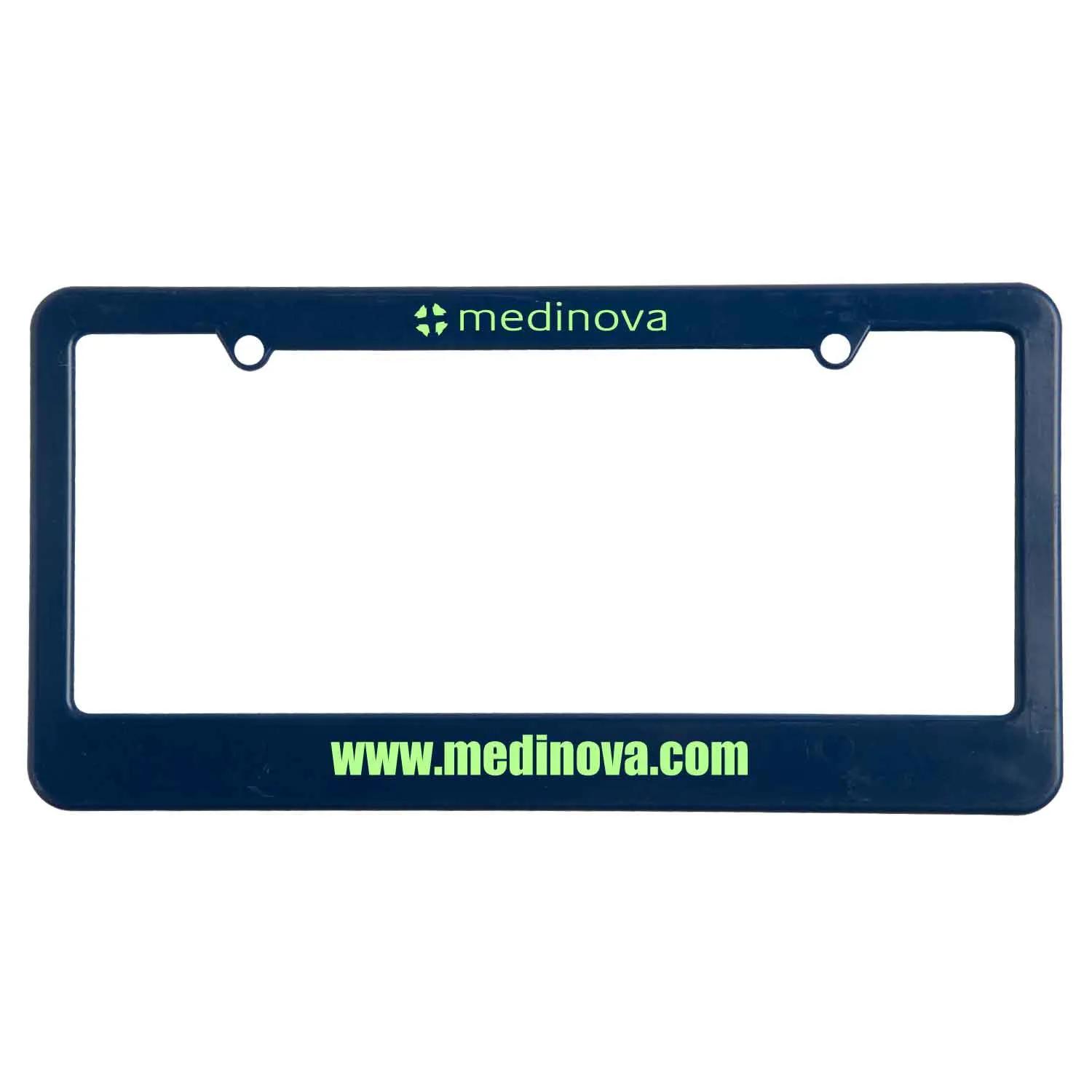 License Plate Frame 4-Hole Straight Bottom - 12 x 6 in - product view 4