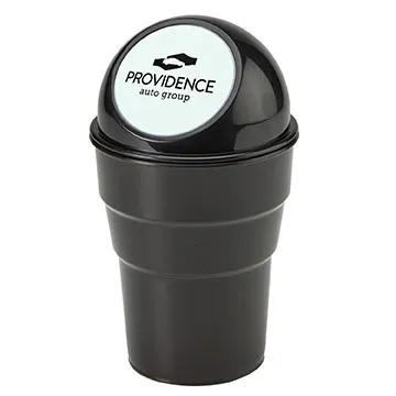 Mini Auto Trash Can Spring-Hinged Lid Cup Holder - product view 2