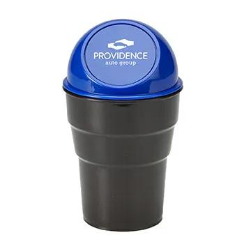 Mini Auto Trash Can Spring-Hinged Lid Cup Holder - product view 5