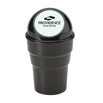 Mini Auto Trash Can Spring-Hinged Lid Cup Holder - product view 6