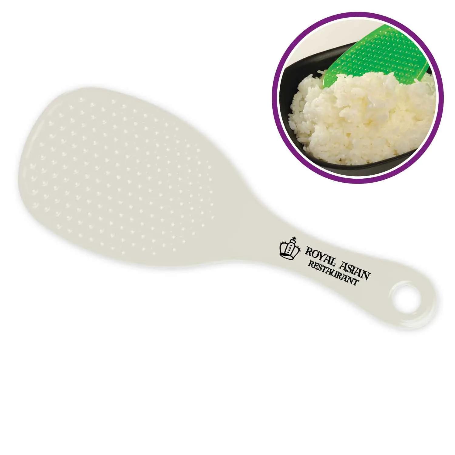 Rice Paddle Non-Stick Bumped Surface Polypropylene - 7.75 in - product view 2