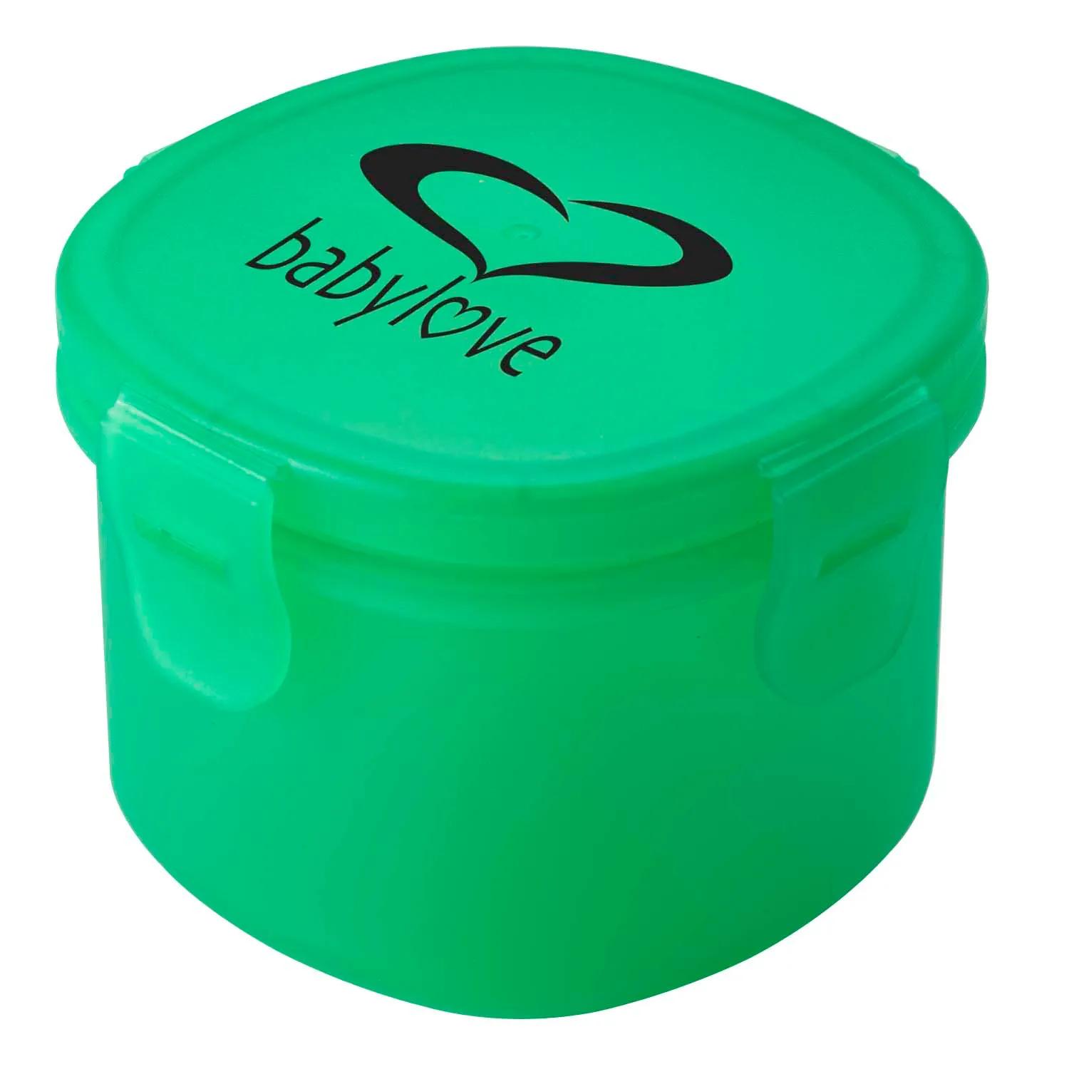 Food Container with Snap Closure - 3.6 in