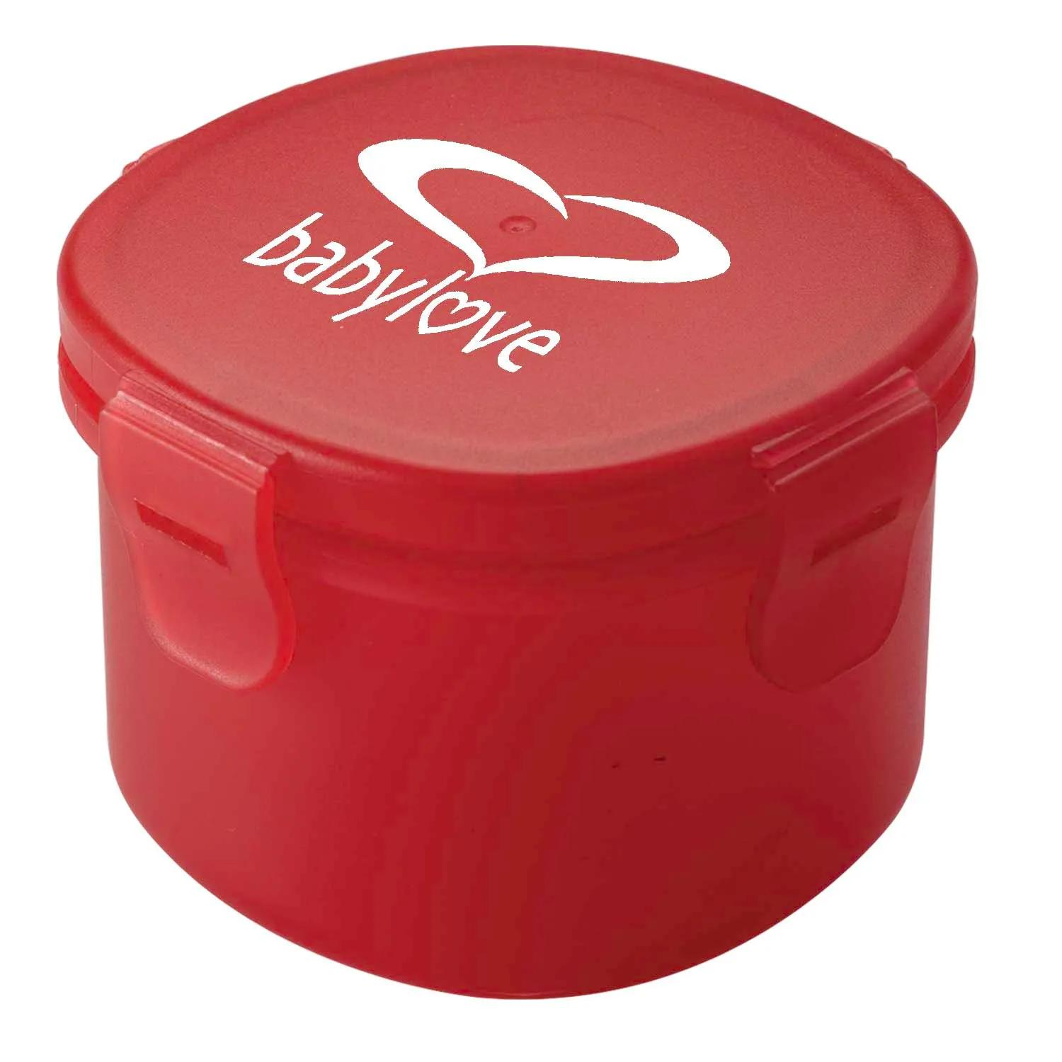 Food Container with Snap Closure - 3.6 in - product view 5