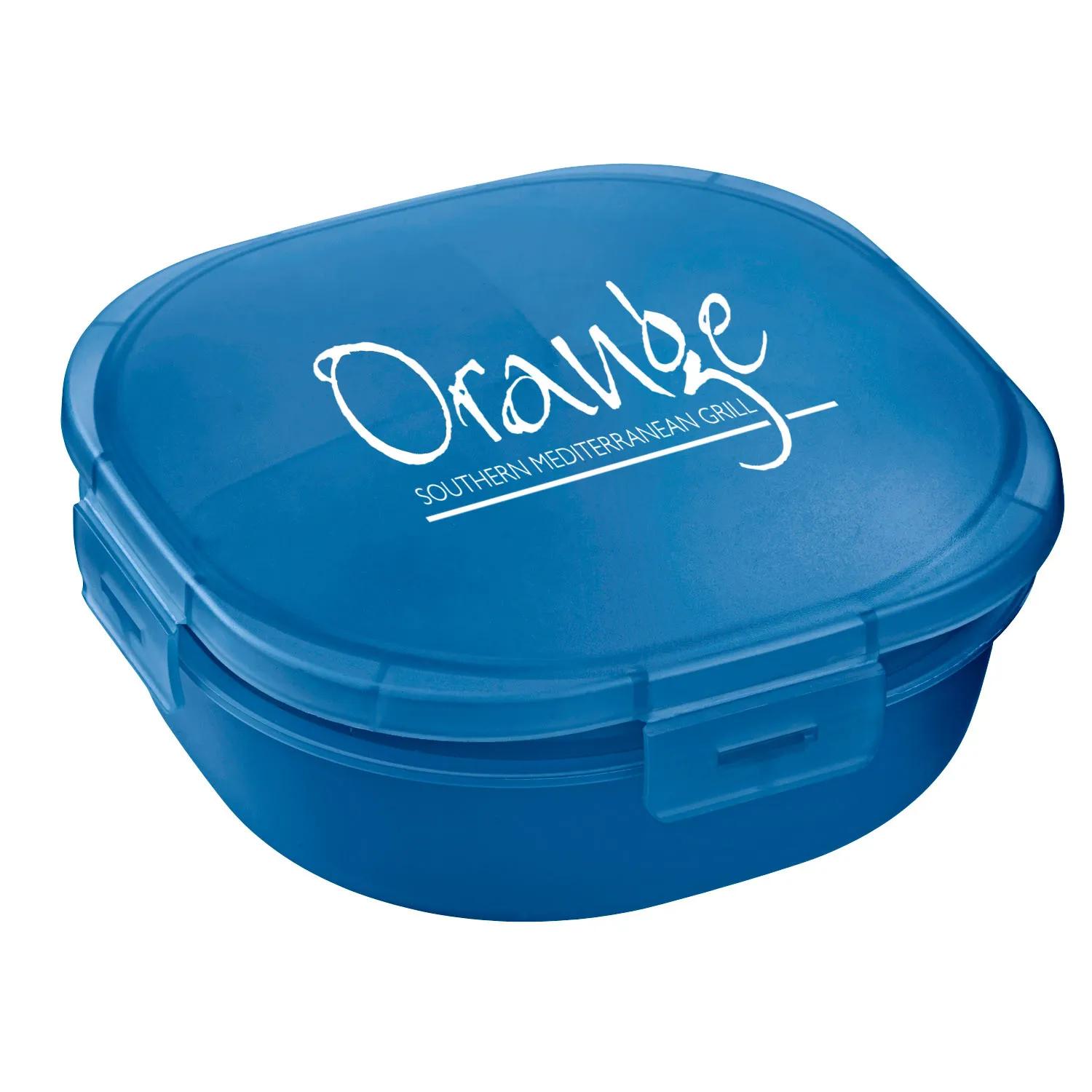 Lunch Container with Compartments - 7 x 7 in - product view 2