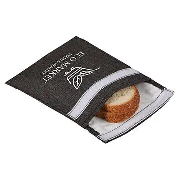 RPET Sandwich Bag with PEVA Lining - 6.5 x 7.25 in - product view 2